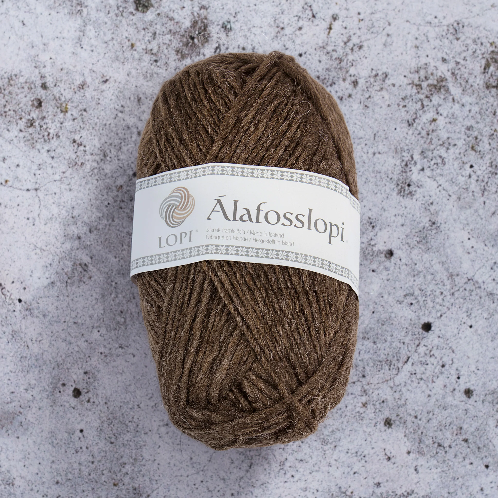 Alafosslopi Yarn, Brown Sheep