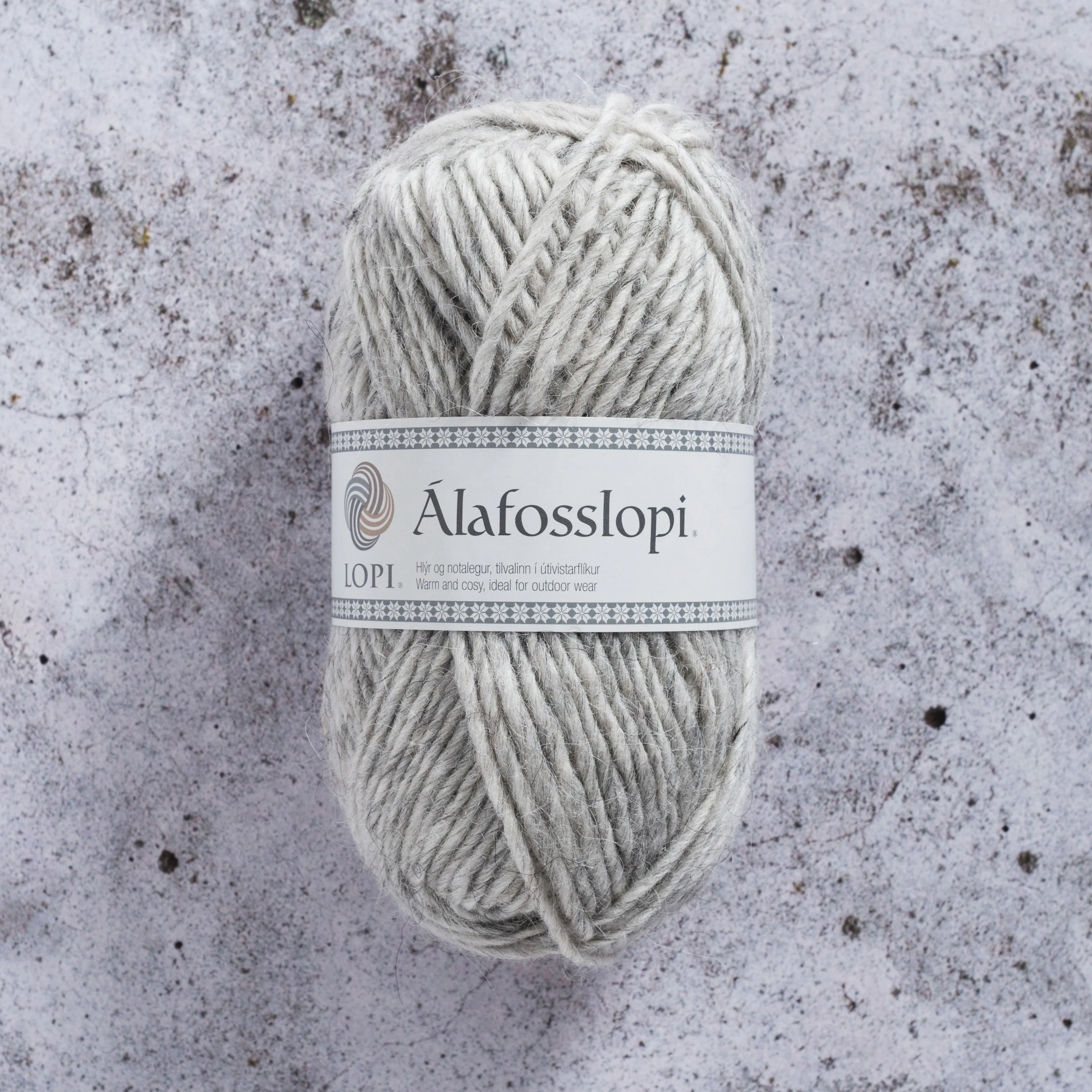 Alafosslopi Yarn, Light Ash