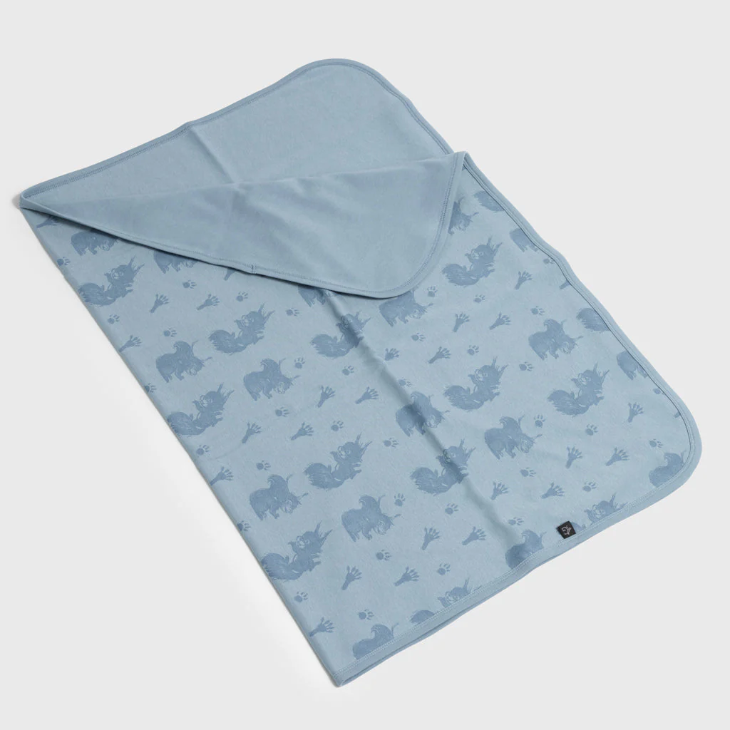 Baby Blanket, Ratatosk, Blue - Image 3