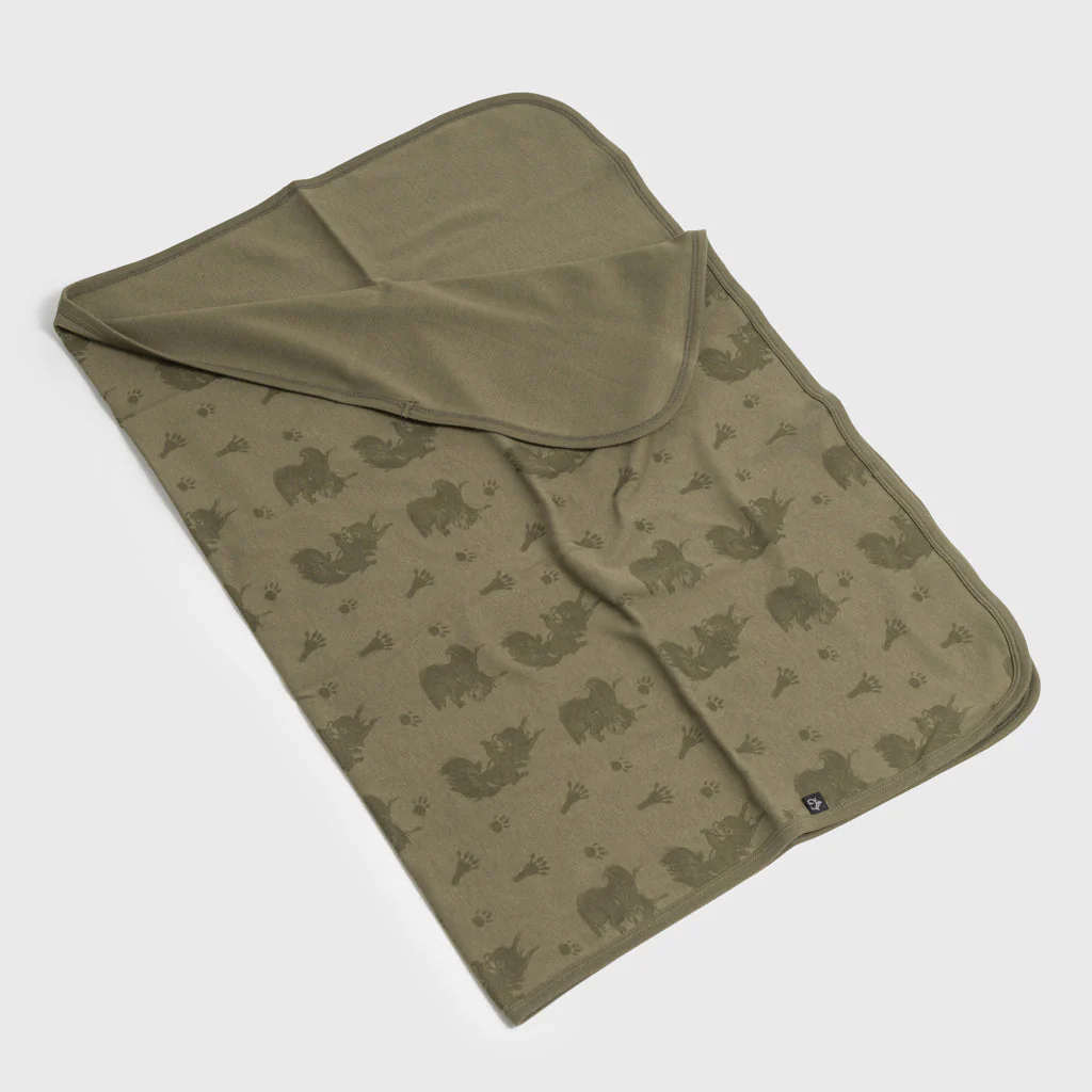 Baby Blanket, Ratatosk, Green - Image 3