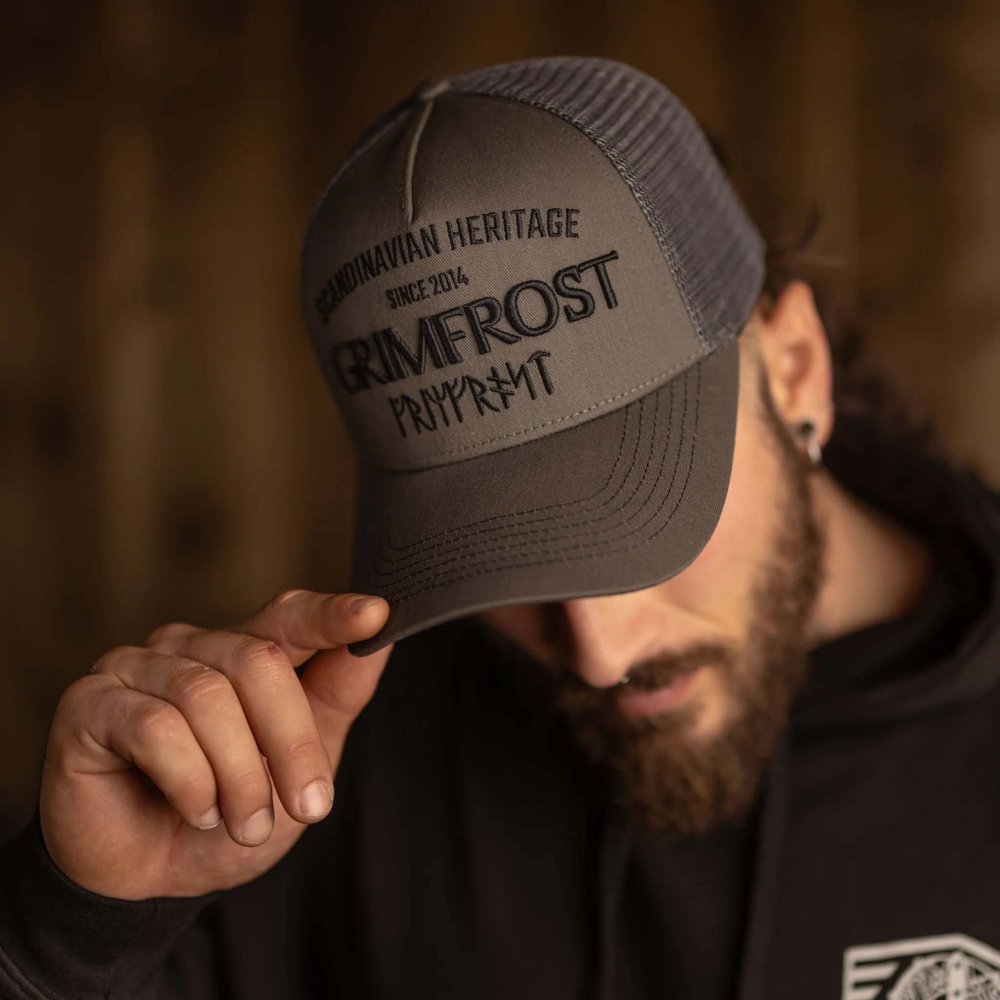 Trucker Cap, Scandinavian Heritage, Green - Image 2