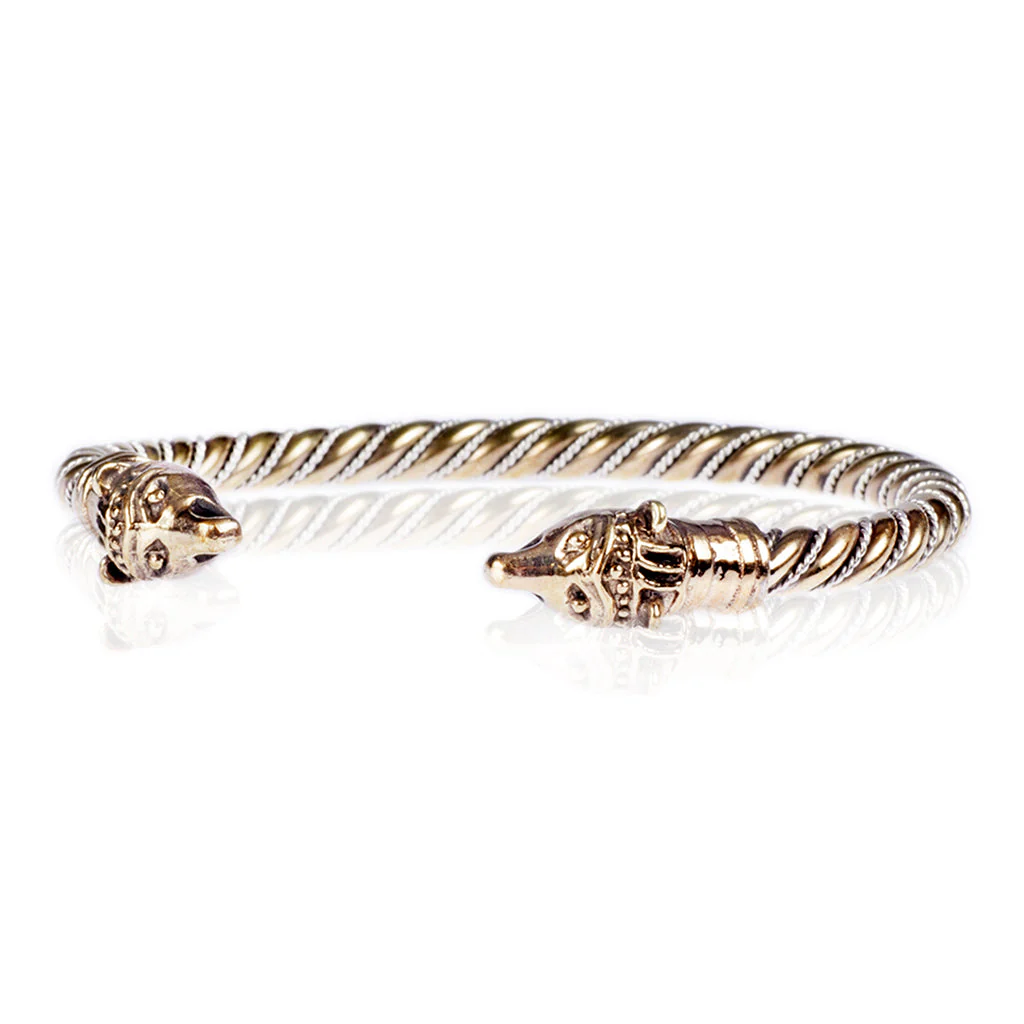 Bear Armring, Silver and Bronze - Image 3