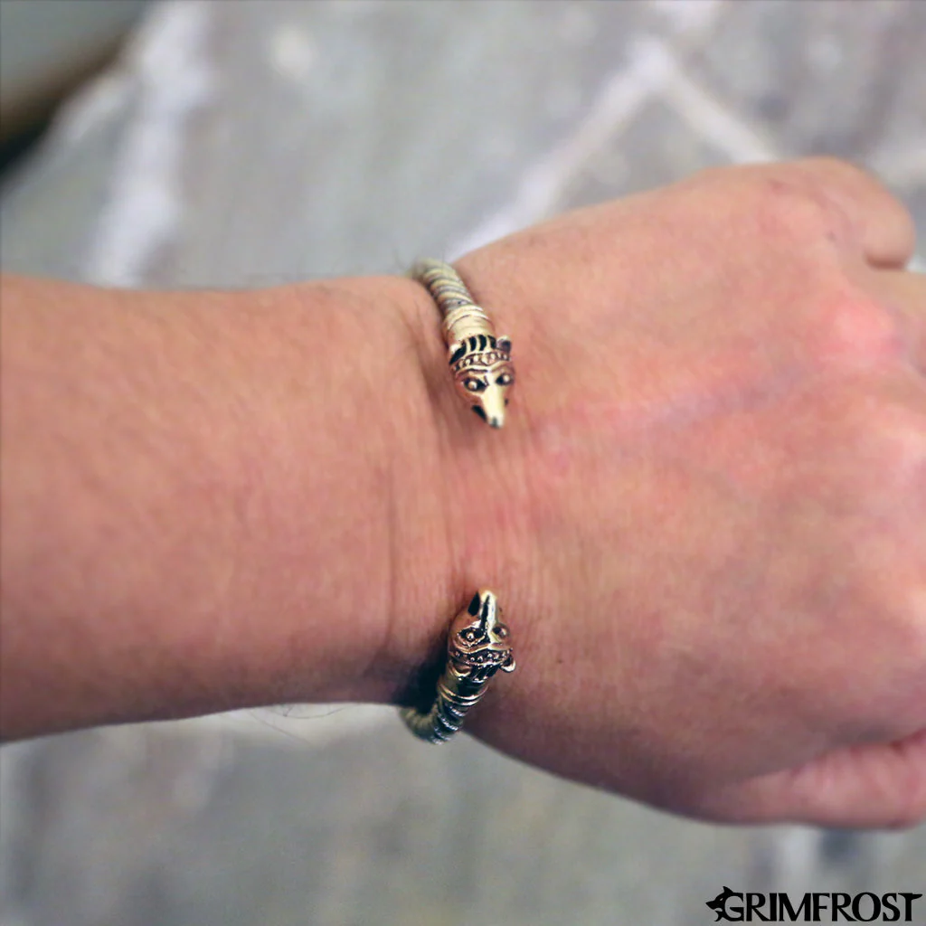 Bear Armring, Silver and Bronze - Image 4