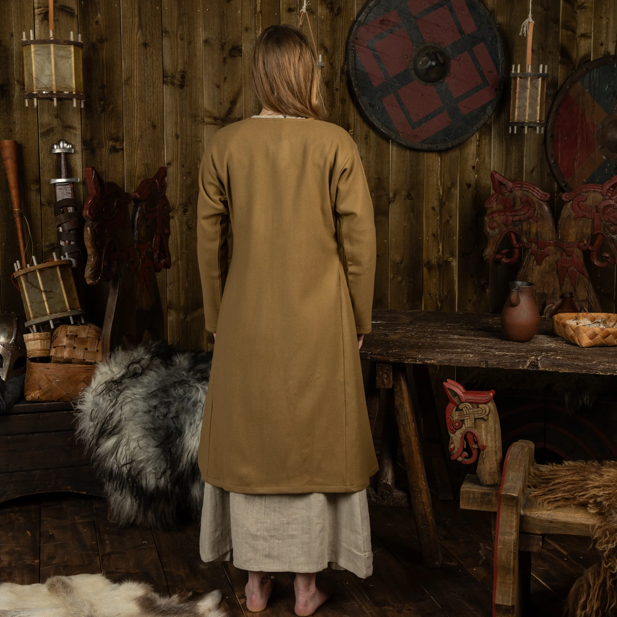 Birka Coat, Brown - Image 4