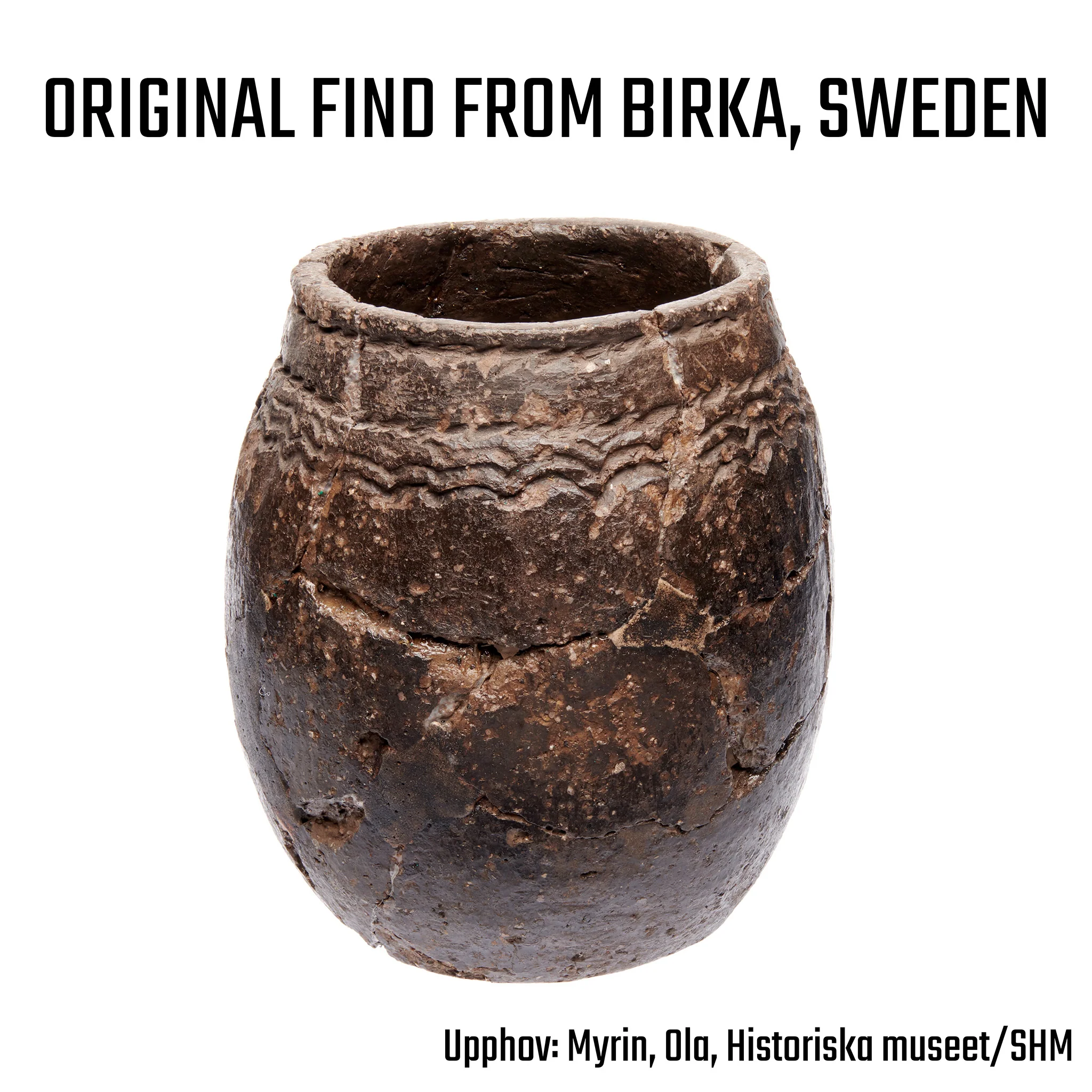 Birka Supkopp Set, Black, Handmade - Image 3