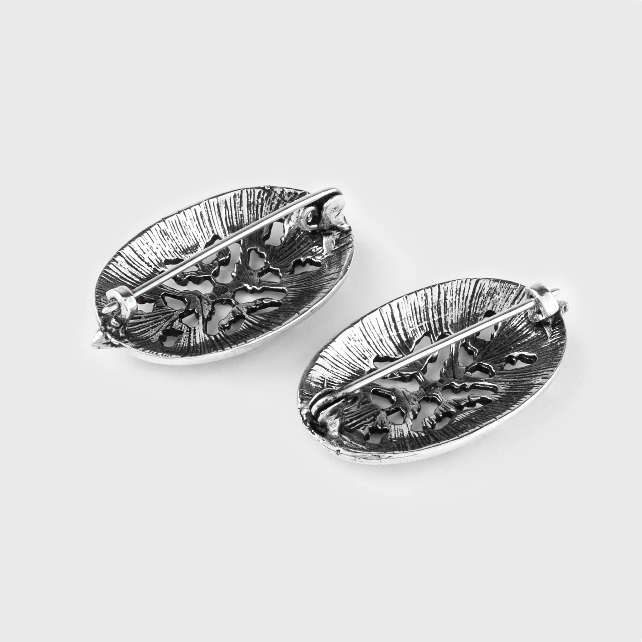 Borre Brooches, Silver - Image 3