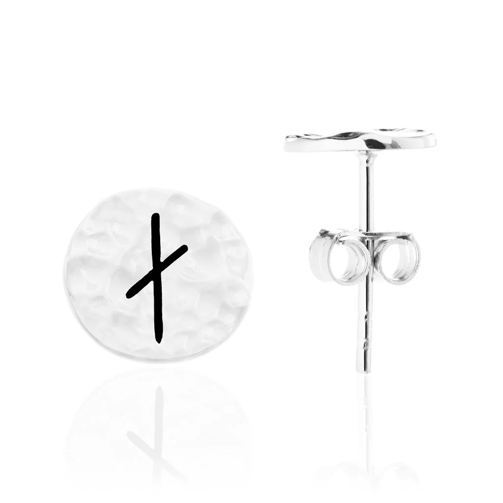 Choose Your Rune Earrings, Silver - Image 10