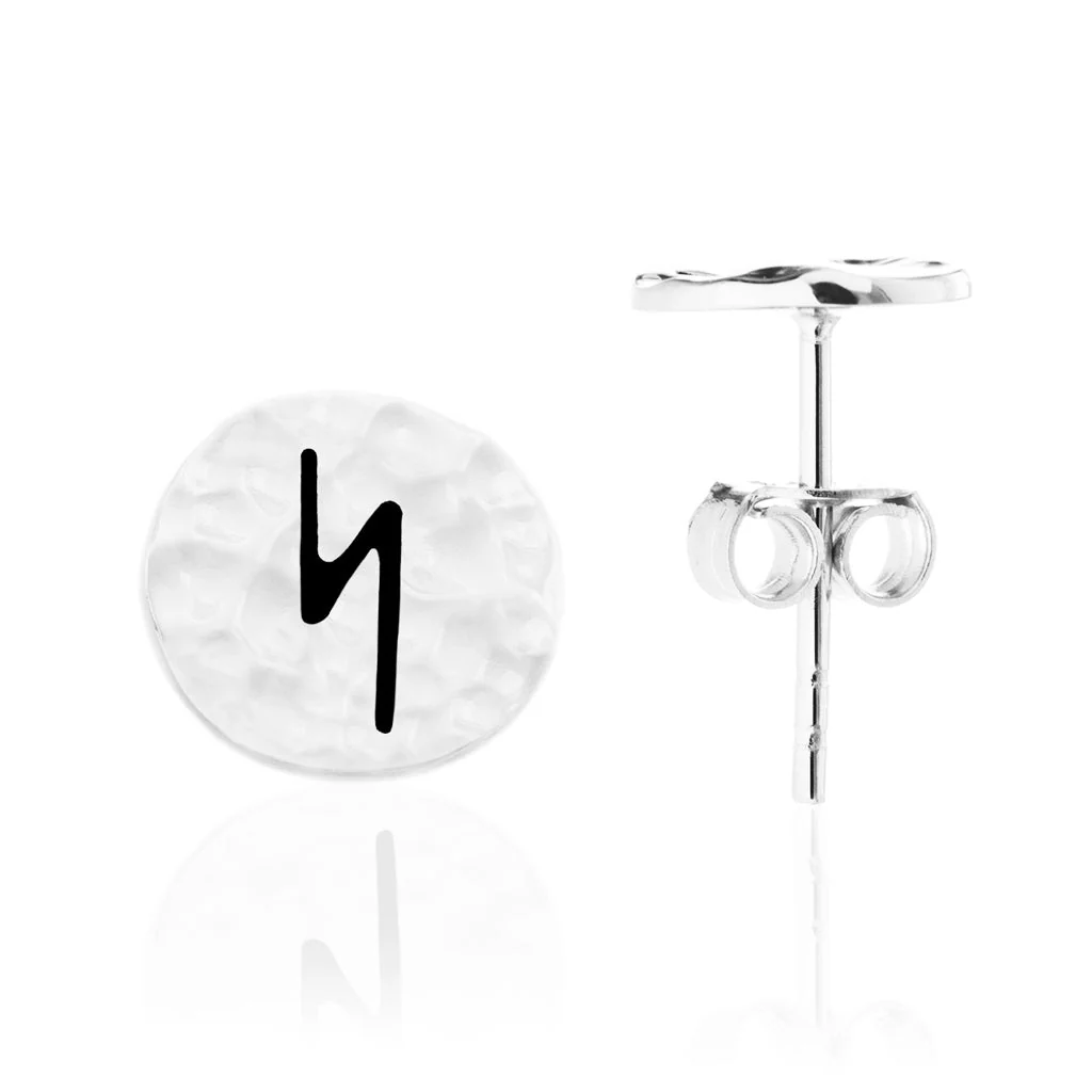 Choose Your Rune Earrings, Silver - Image 11