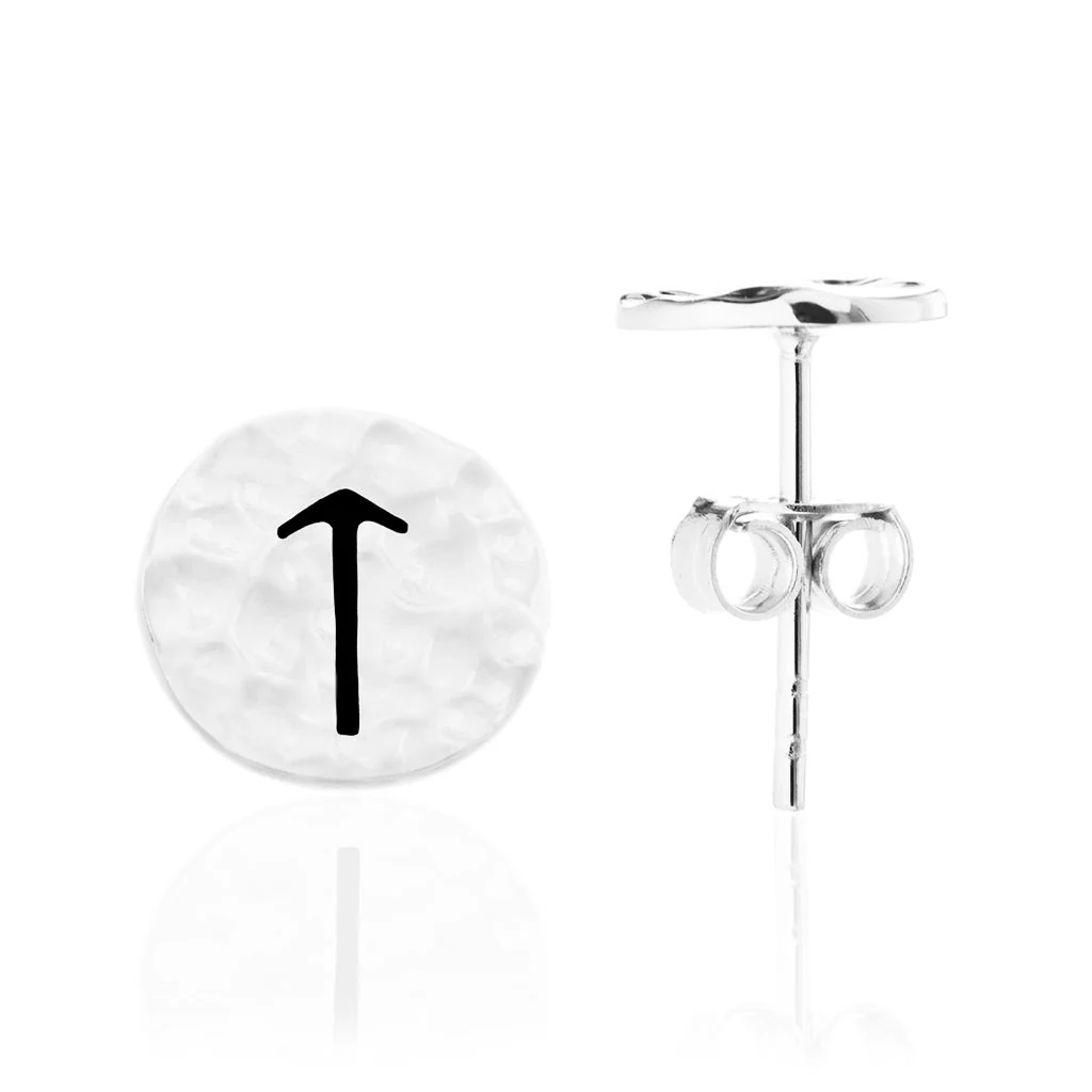 Choose Your Rune Earrings, Silver - Image 12