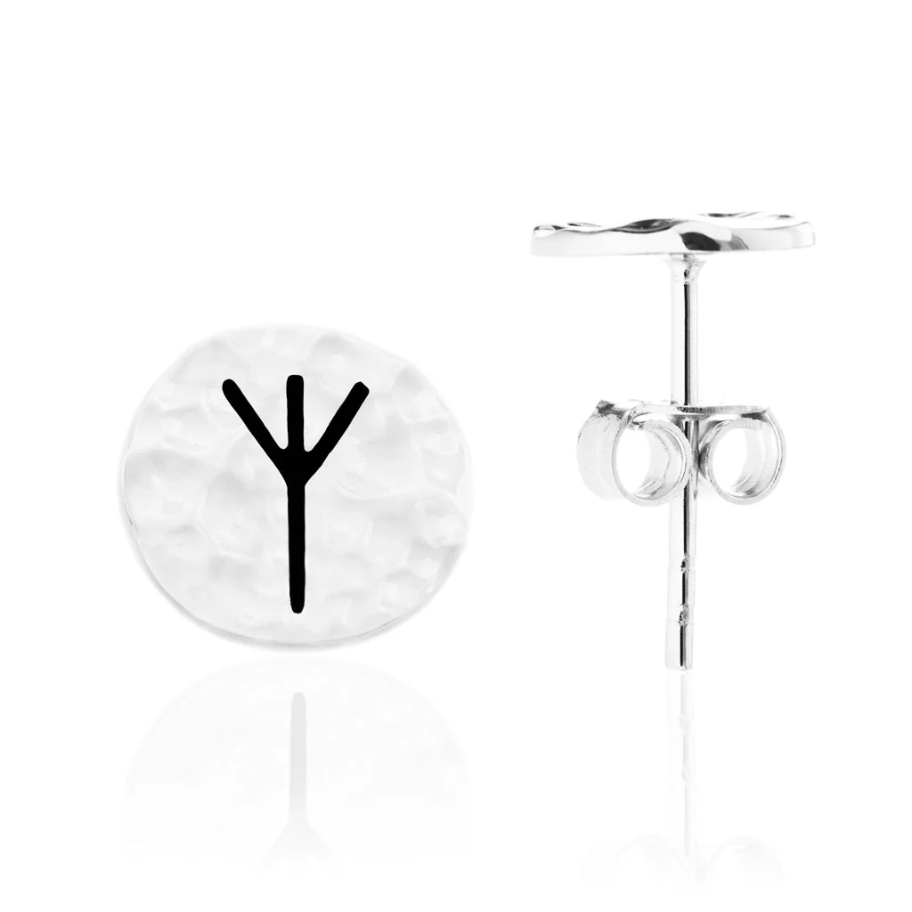 Choose Your Rune Earrings, Silver - Image 14