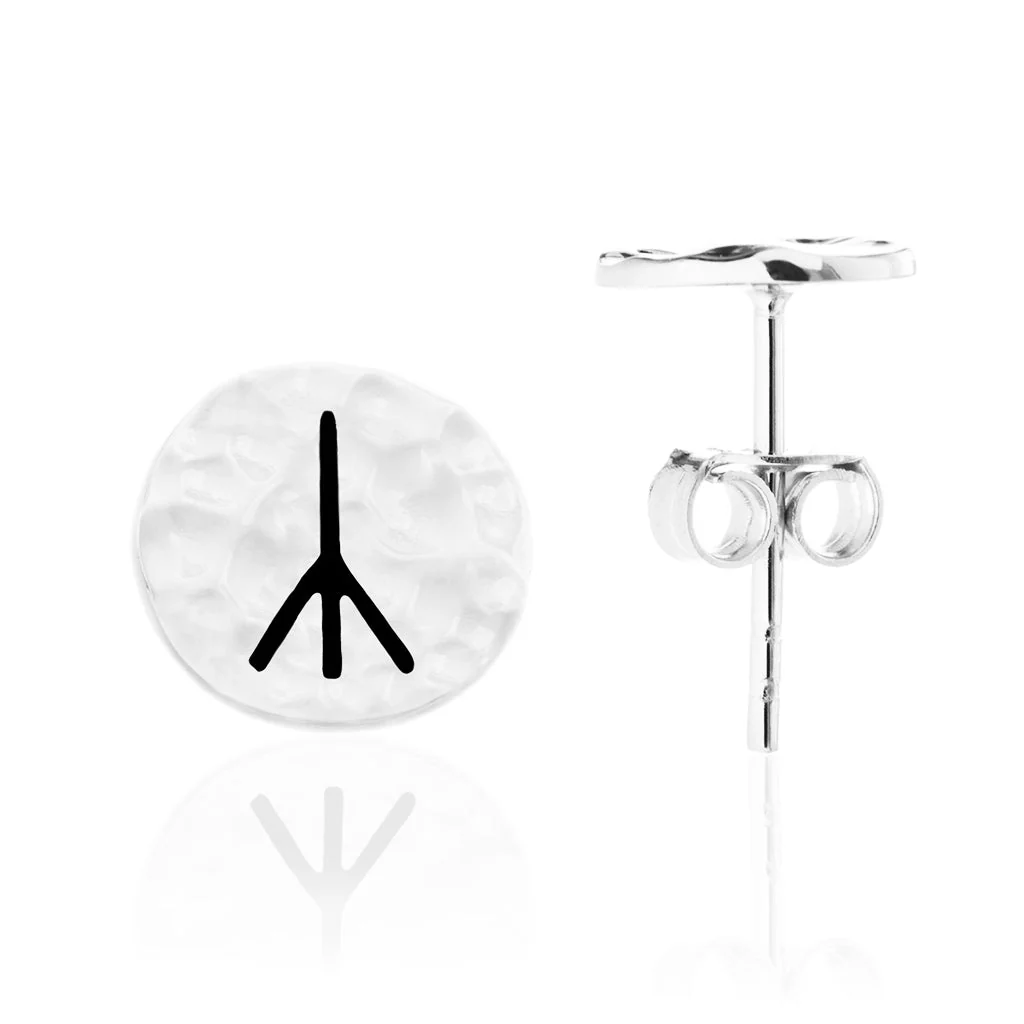Choose Your Rune Earrings, Silver - Image 16