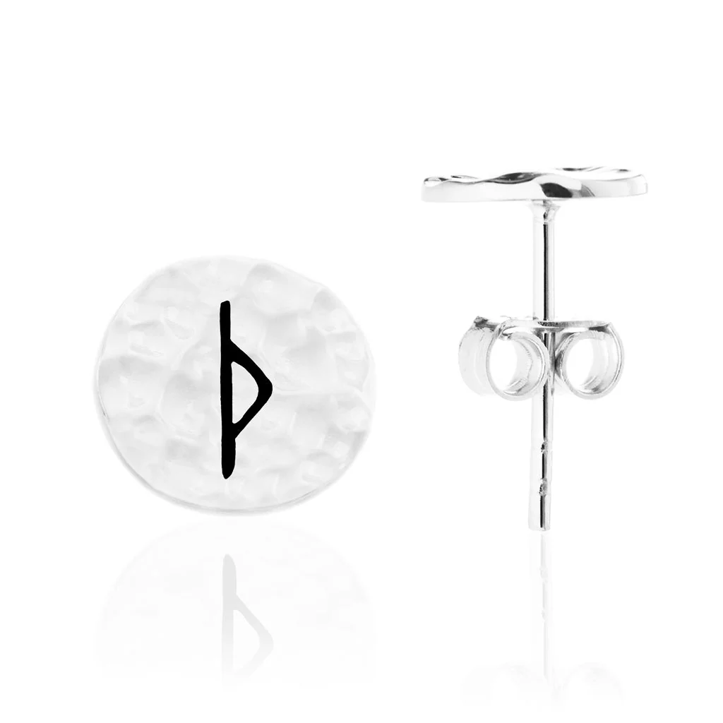 Choose Your Rune Earrings, Silver - Image 3