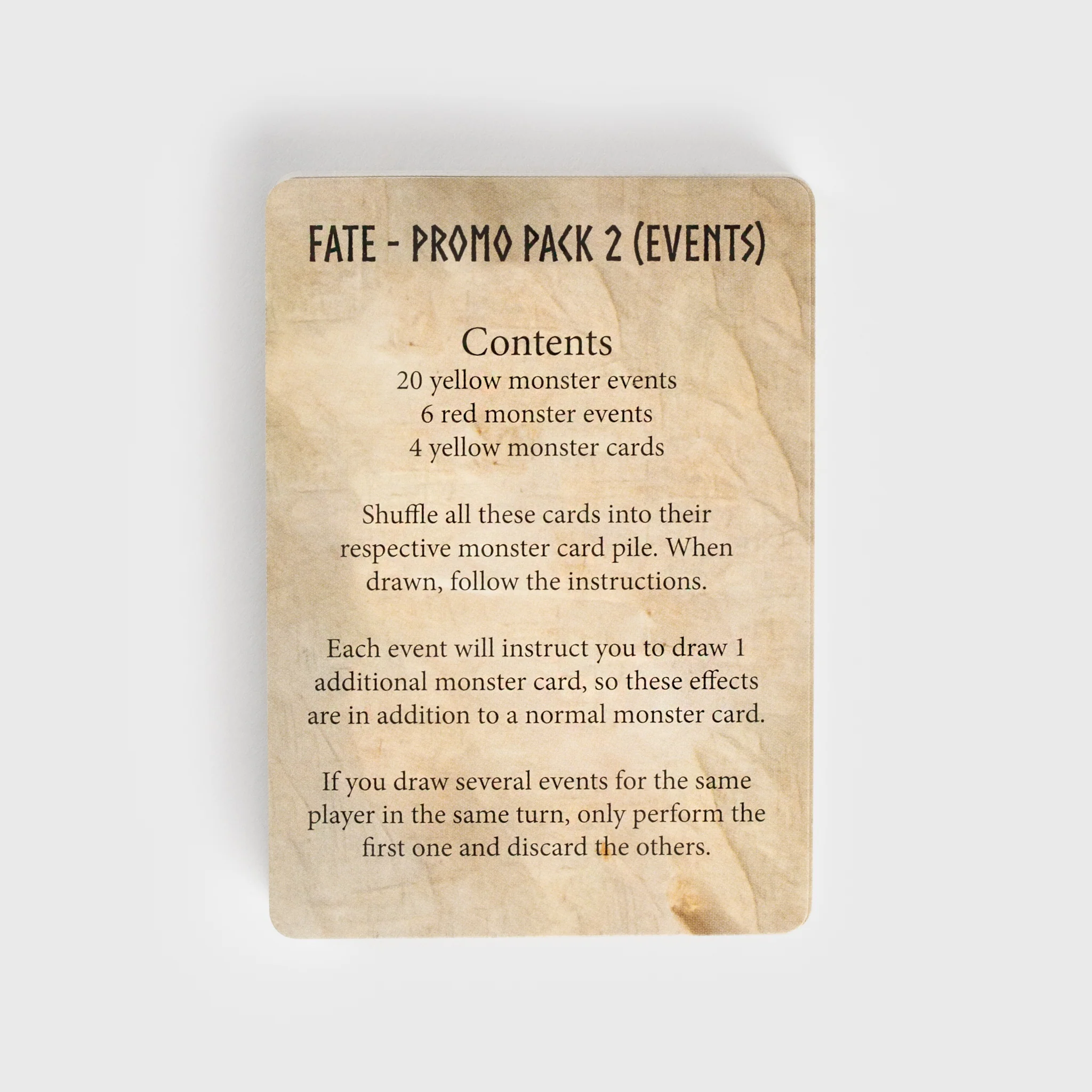 Fate, Promo Pack 2 - Events - Image 2