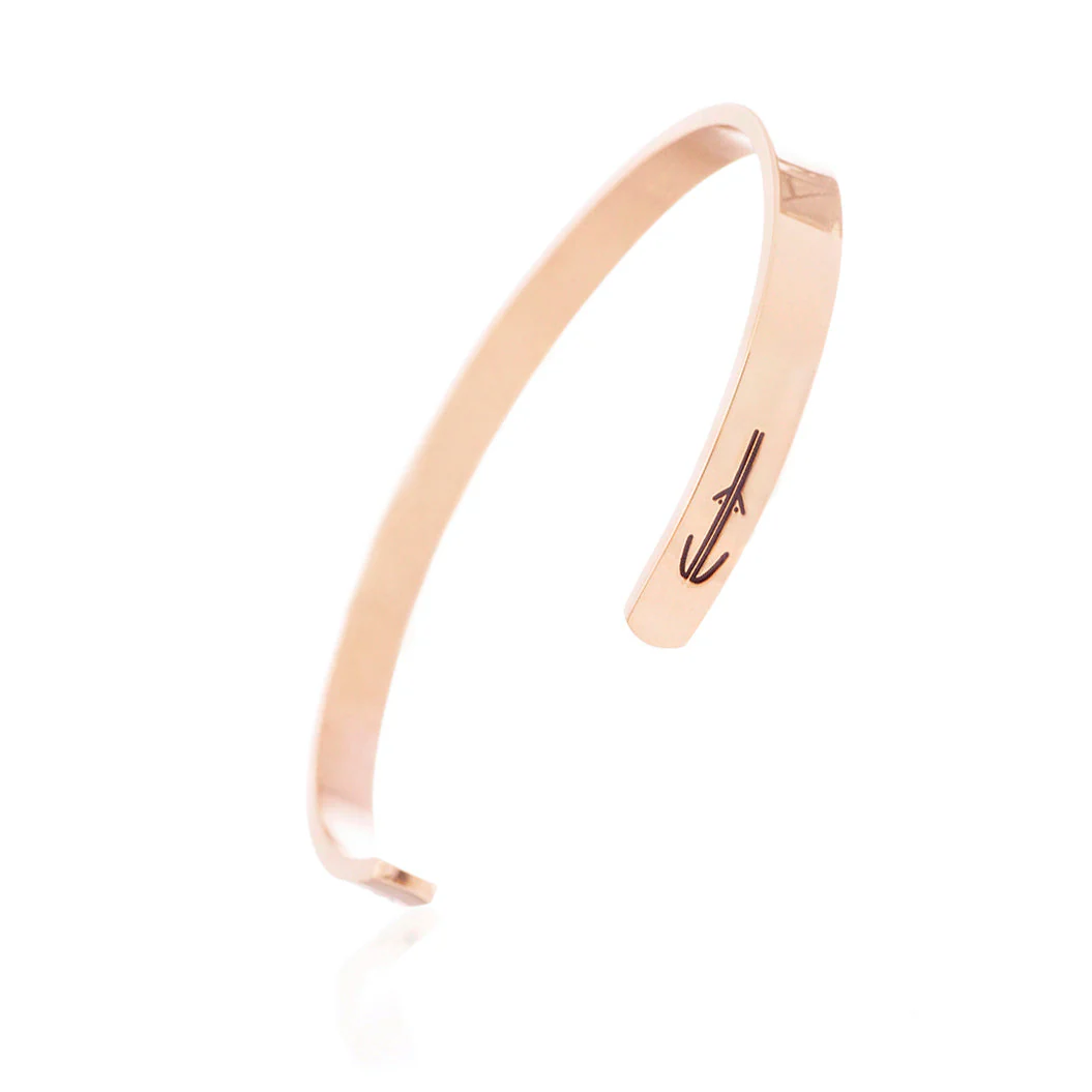 Freyr & Freyja Classic Bracelet, Rose Gold Titanium - Image 2