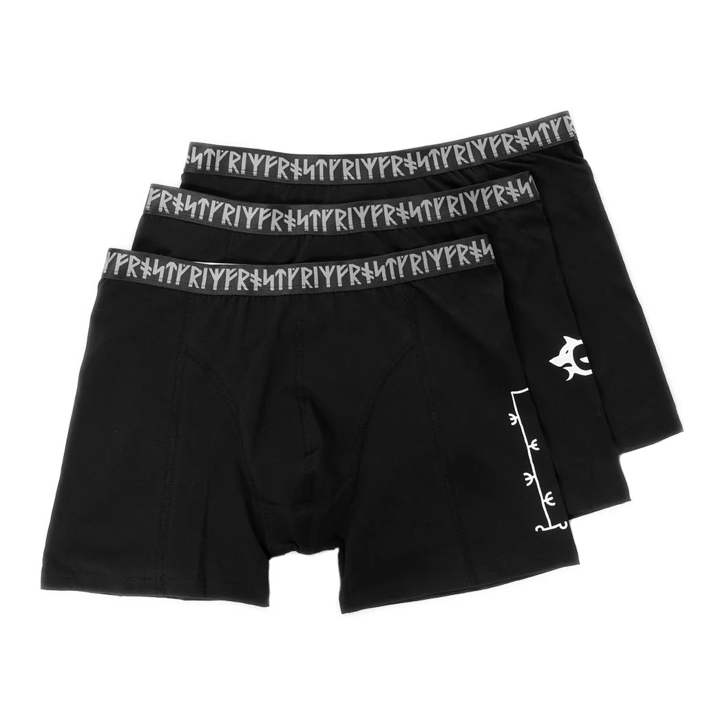 Grimfrost Boxer Briefs, 3 pack, Black - Image 3