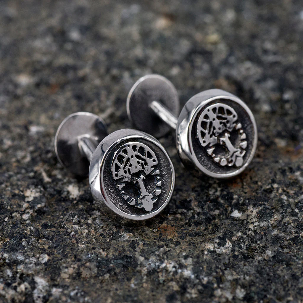Grimfrost Cufflinks, Stainless Steel - Image 2