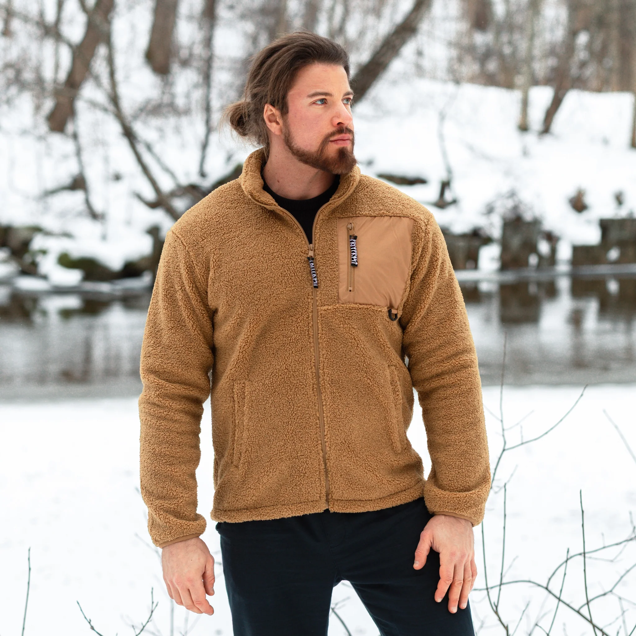 Grimfrost Fleece Jacket, Beige