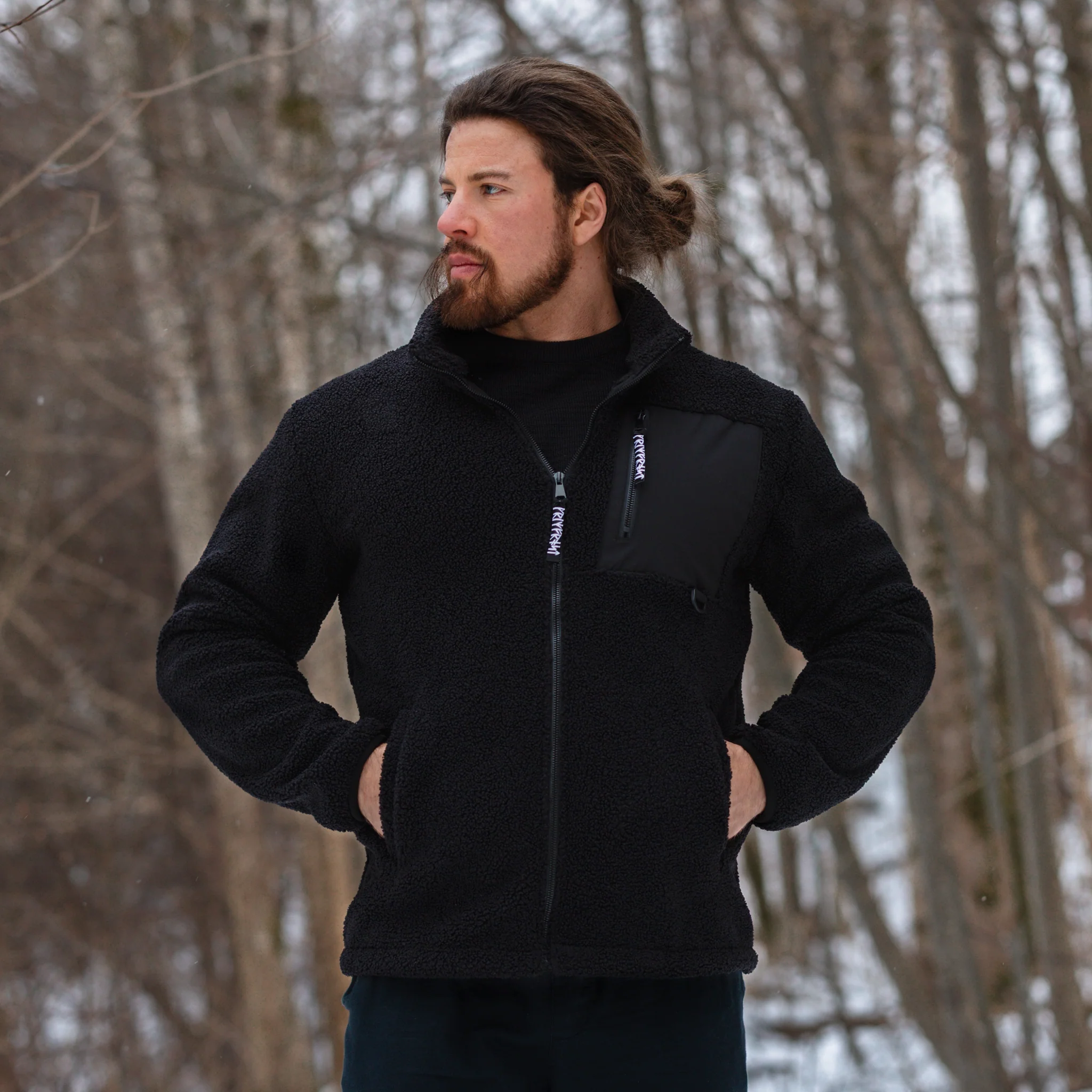 Grimfrost Fleece Jacket, Black