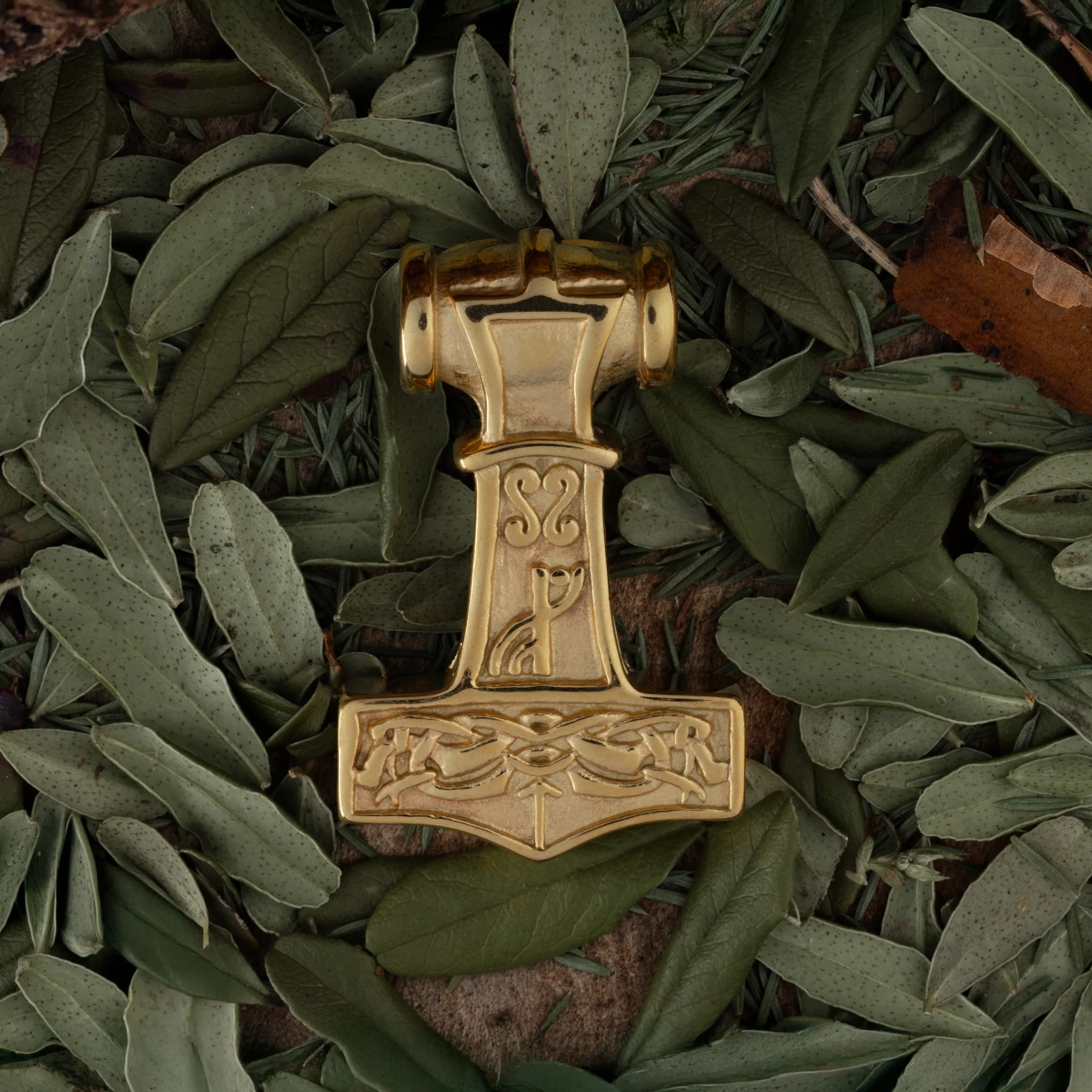 Grimfrost Thor's Hammer, Gold Plated - Image 2