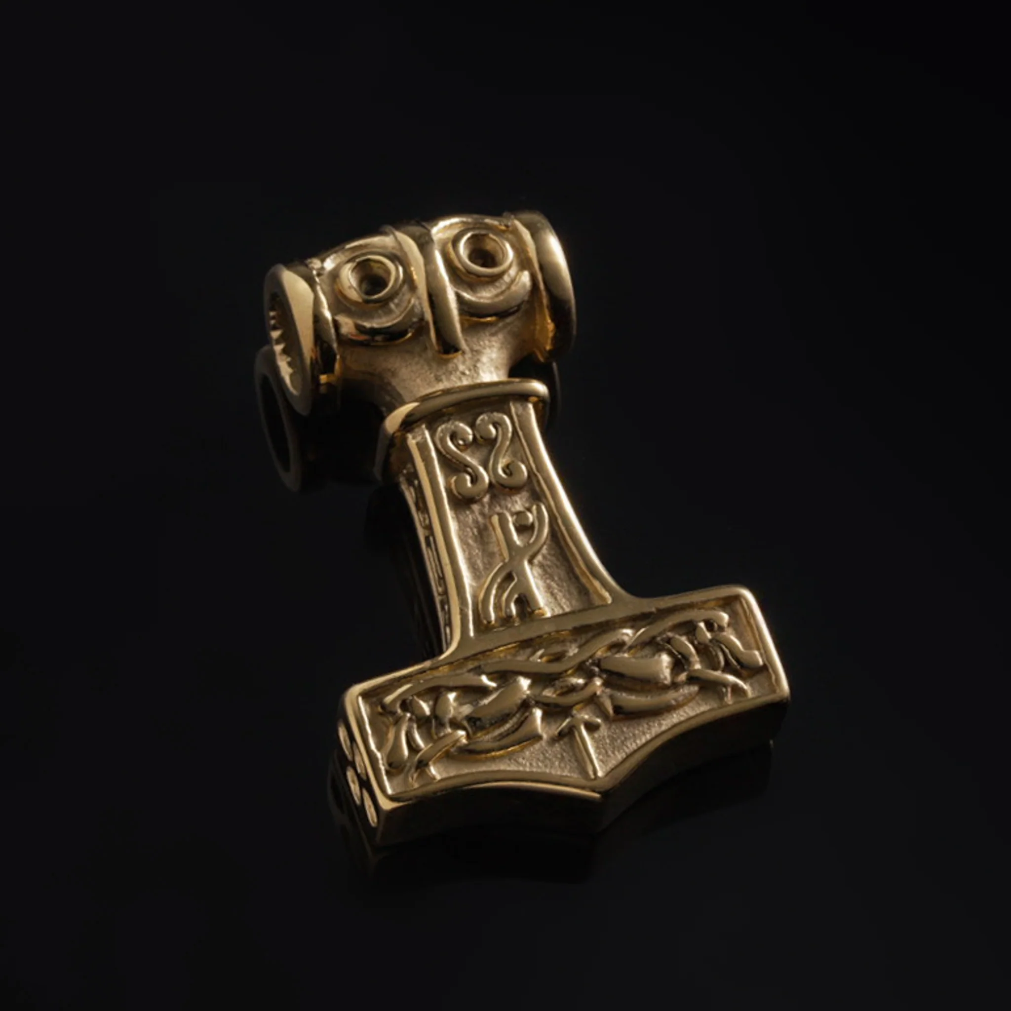 Grimfrost Thor's Hammer, Gold Plated - Image 3