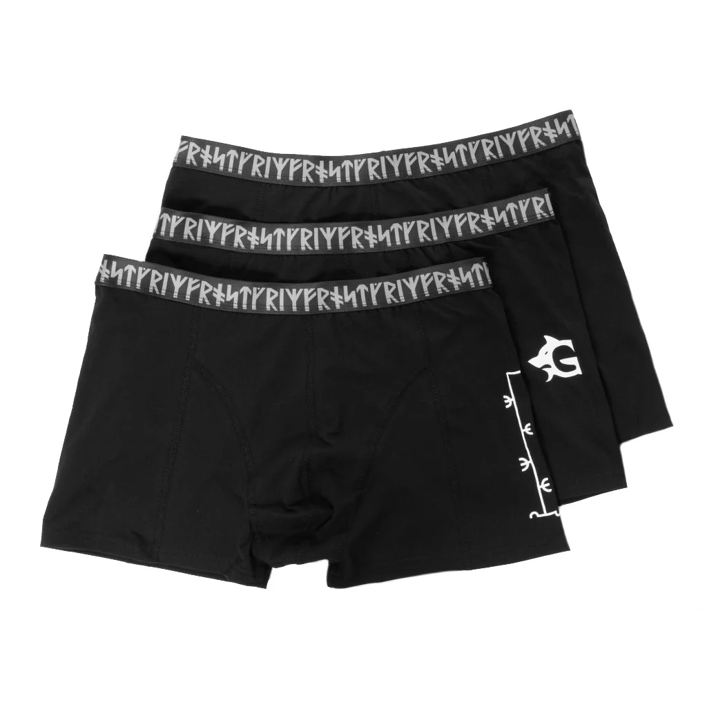 Grimfrost Trunk Boxers, 3 pack, Black - Image 5