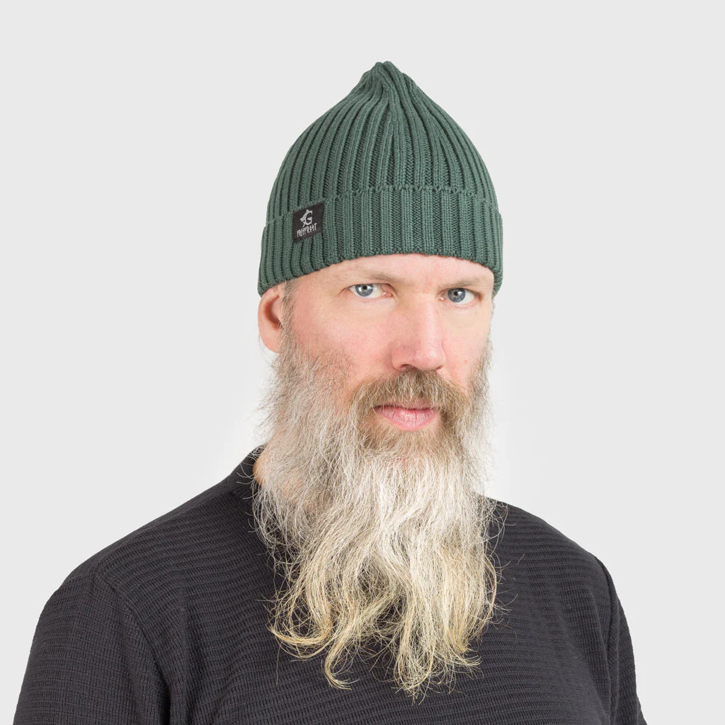 Grimfrost Watch Cap, Green Cotton - Image 4