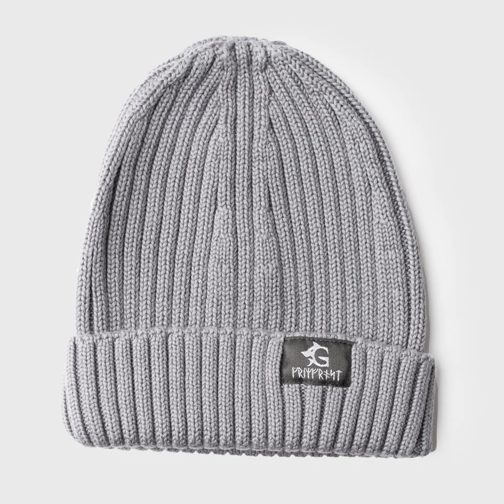 Grimfrost Watch Cap, Grey Cotton - Image 3
