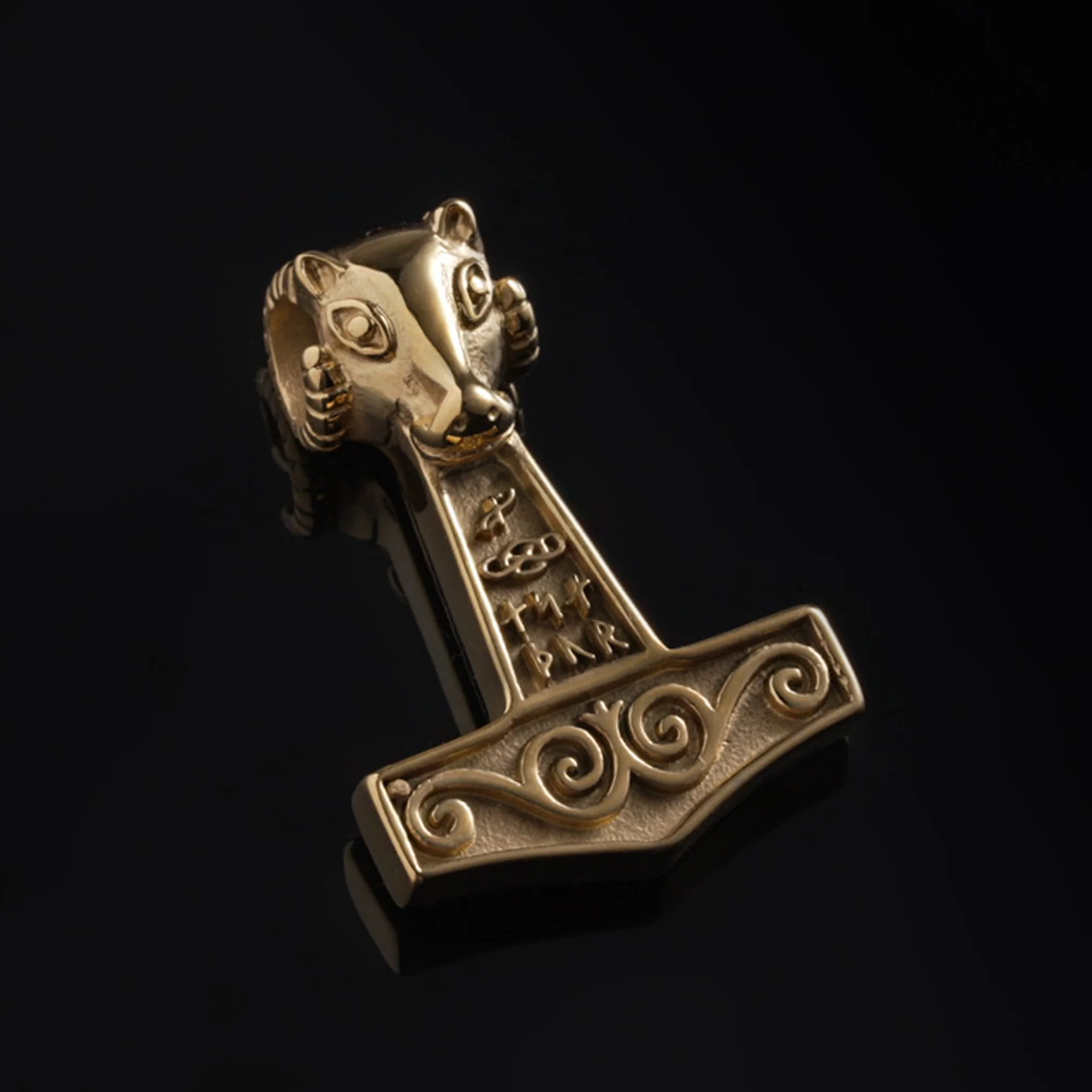 Grimfrost's Goat Hammer, Gold Plated - Image 2
