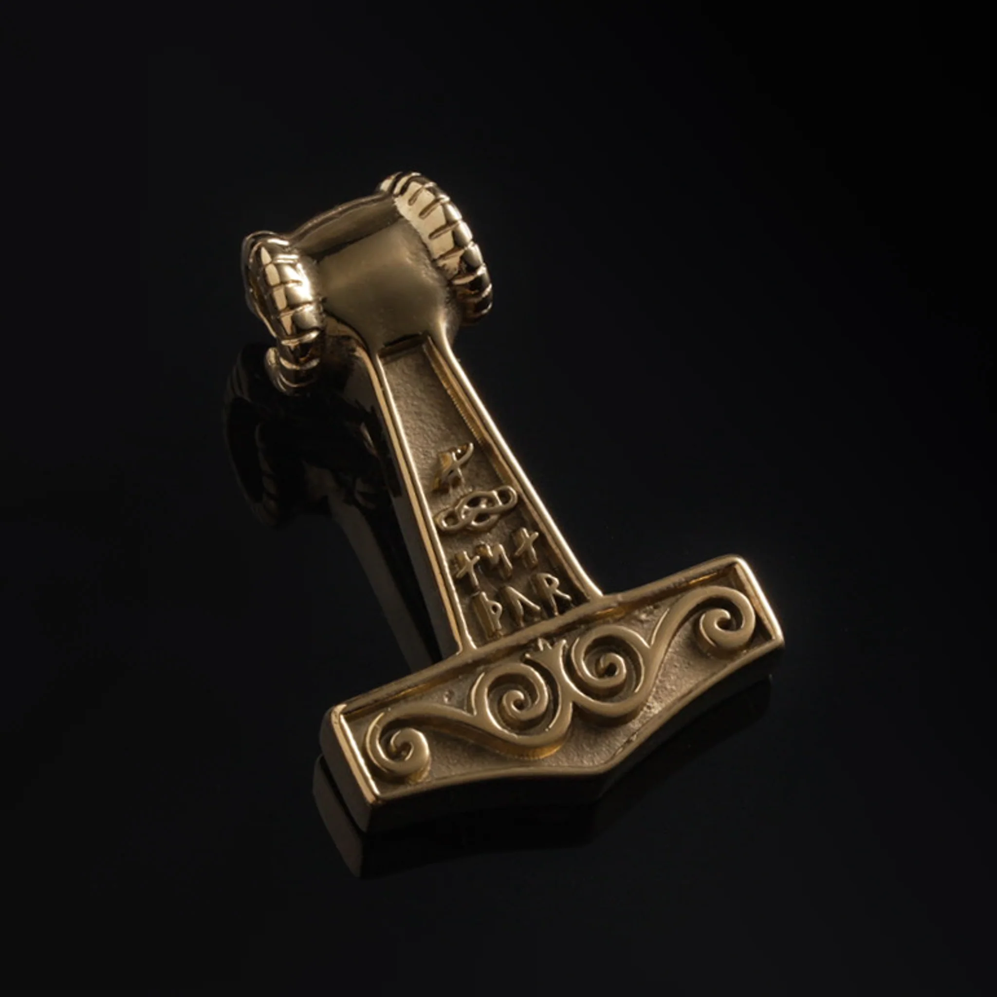 Grimfrost's Goat Hammer, Gold Plated - Image 3