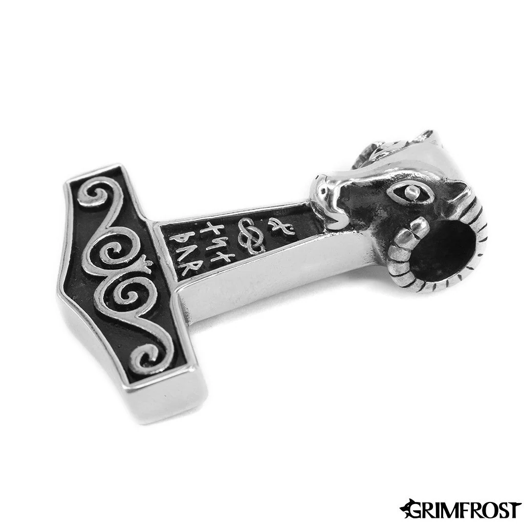 Grimfrost's Goat Hammer, Stainless Steel - Image 4