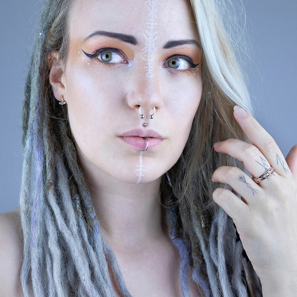 Hammer Earrings, Rose Gold - Image 3