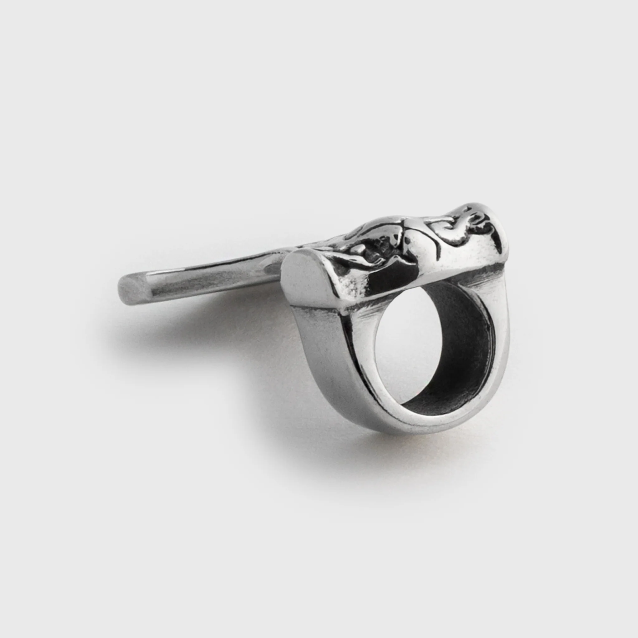 Hammer of Awe Beard Ring, Stainless Steel - Image 3