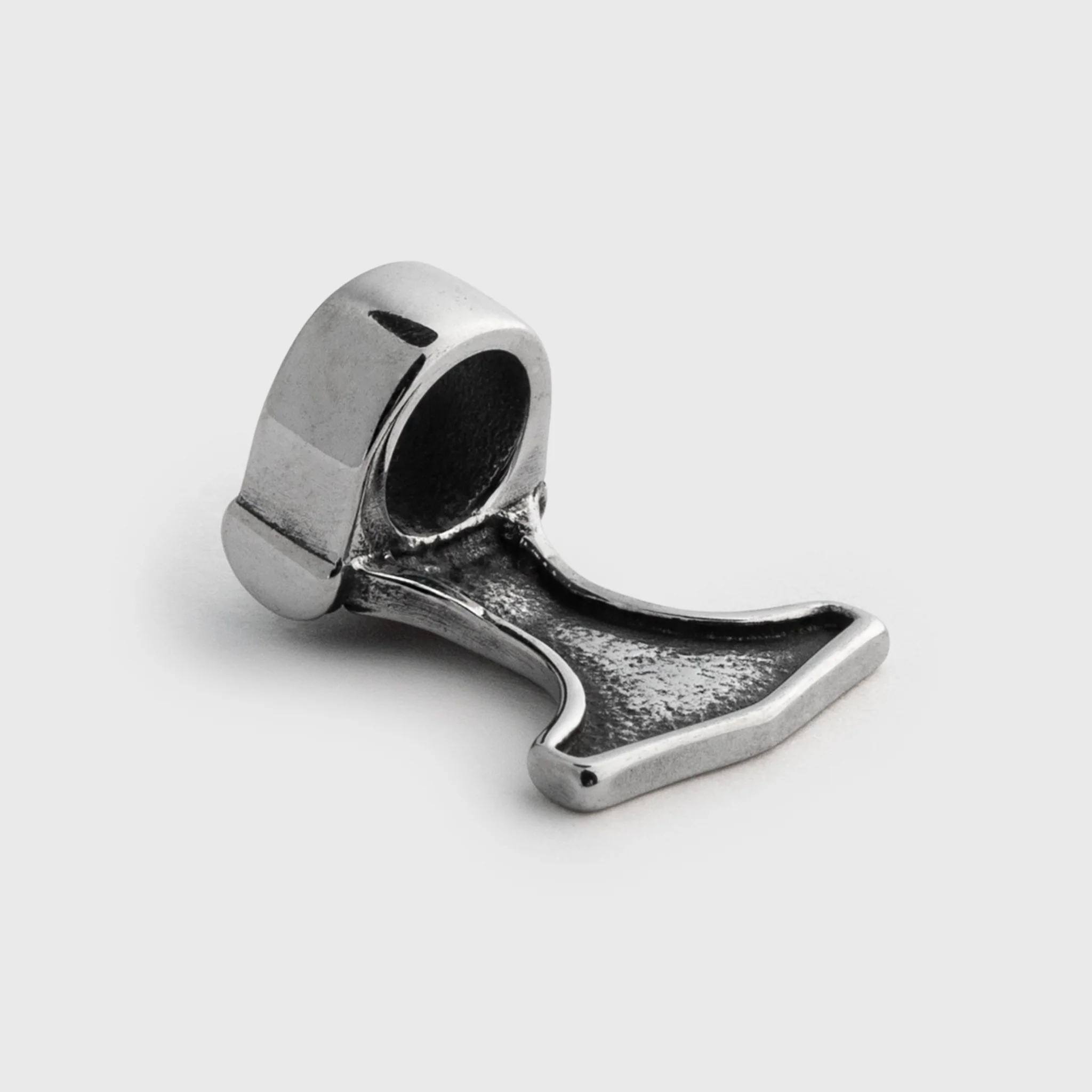Hammer of Awe Beard Ring, Stainless Steel - Image 4
