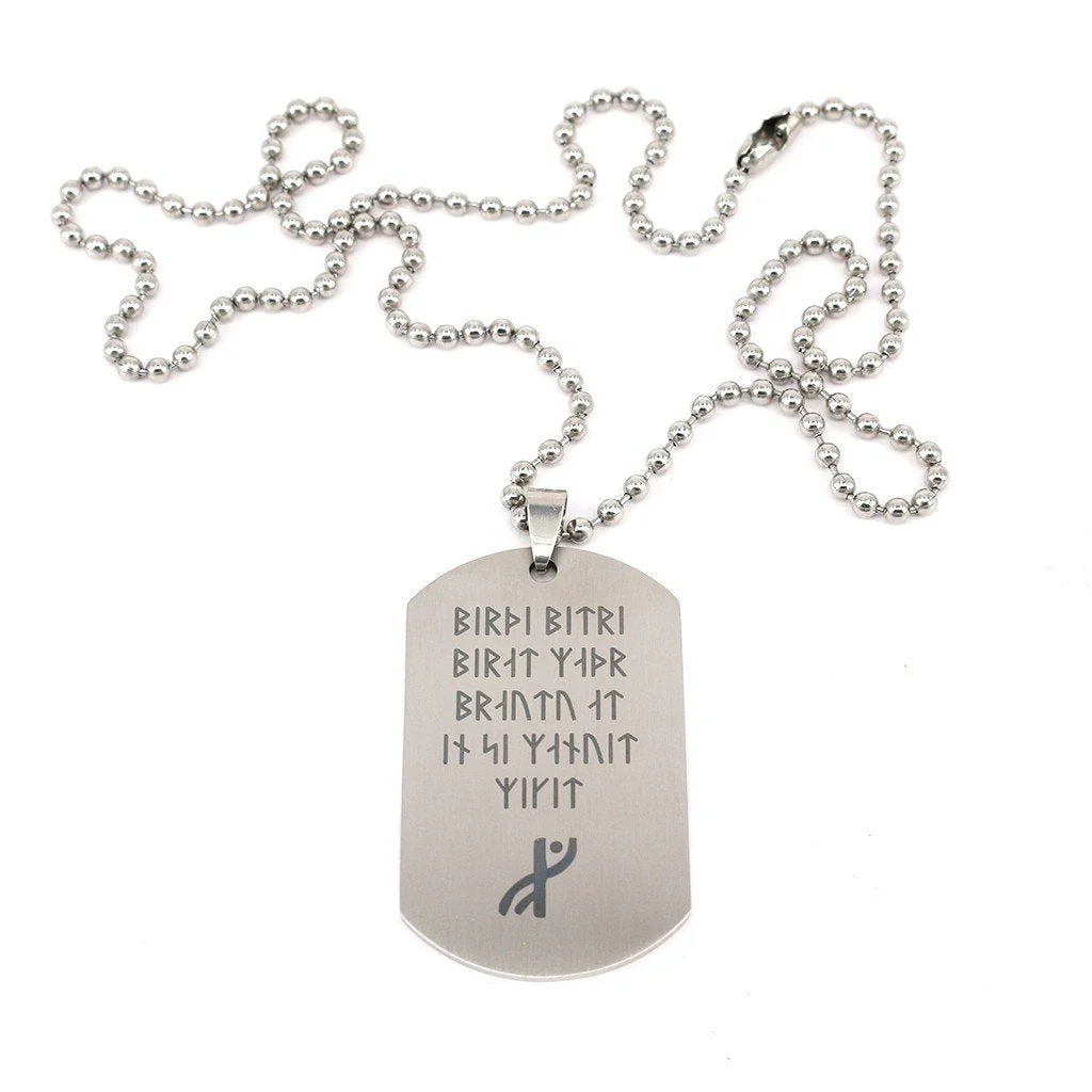Havamal Dog Tag, Stanza 10 - Image 3