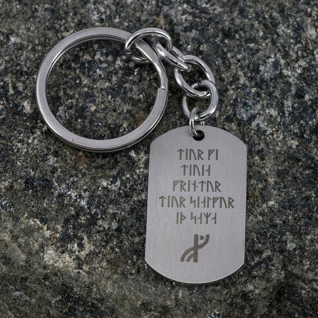 Havamal Keychain, Stanza 76 - Image 3