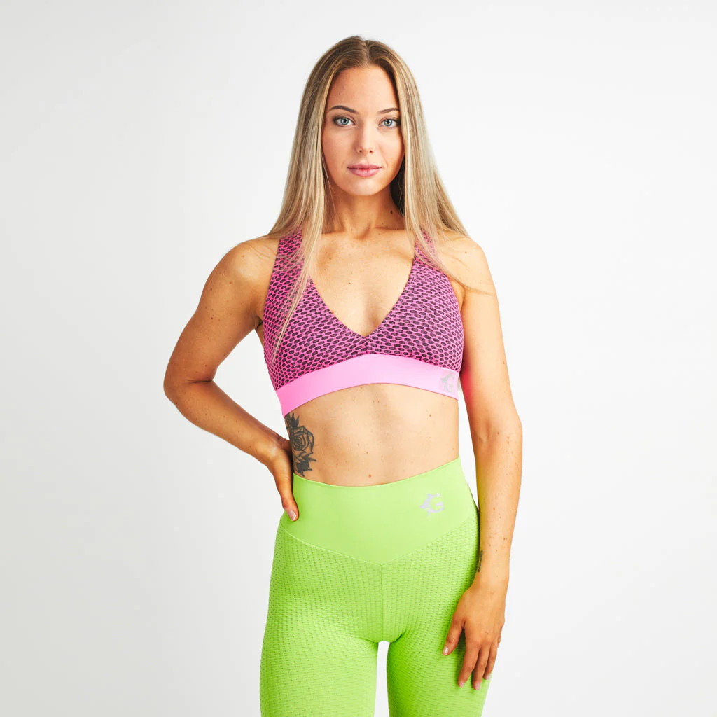 Honeycomb Scrunch Leggings, Light Green - Image 4