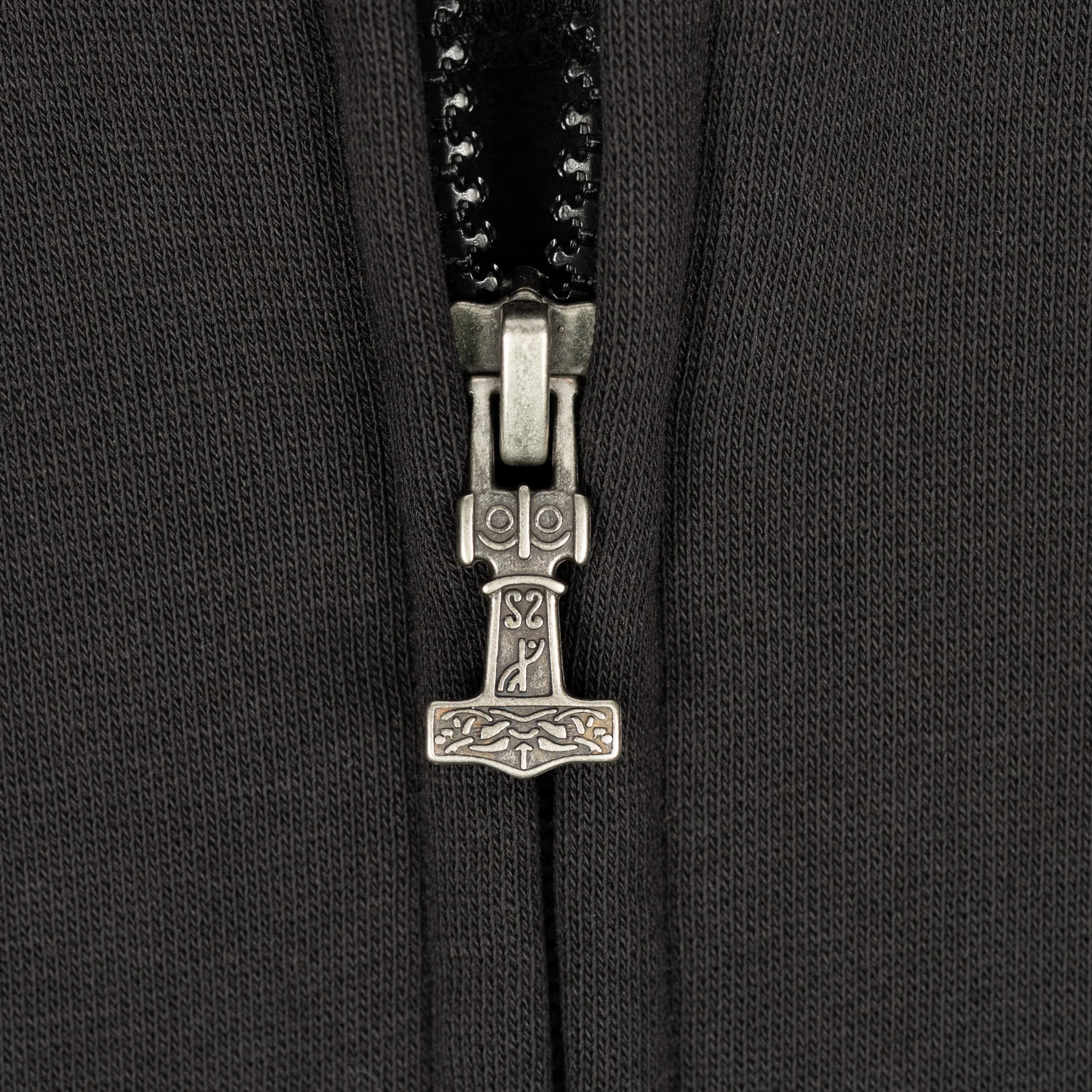 Premium Zip Hoodie, Berserker, Black - Image 7