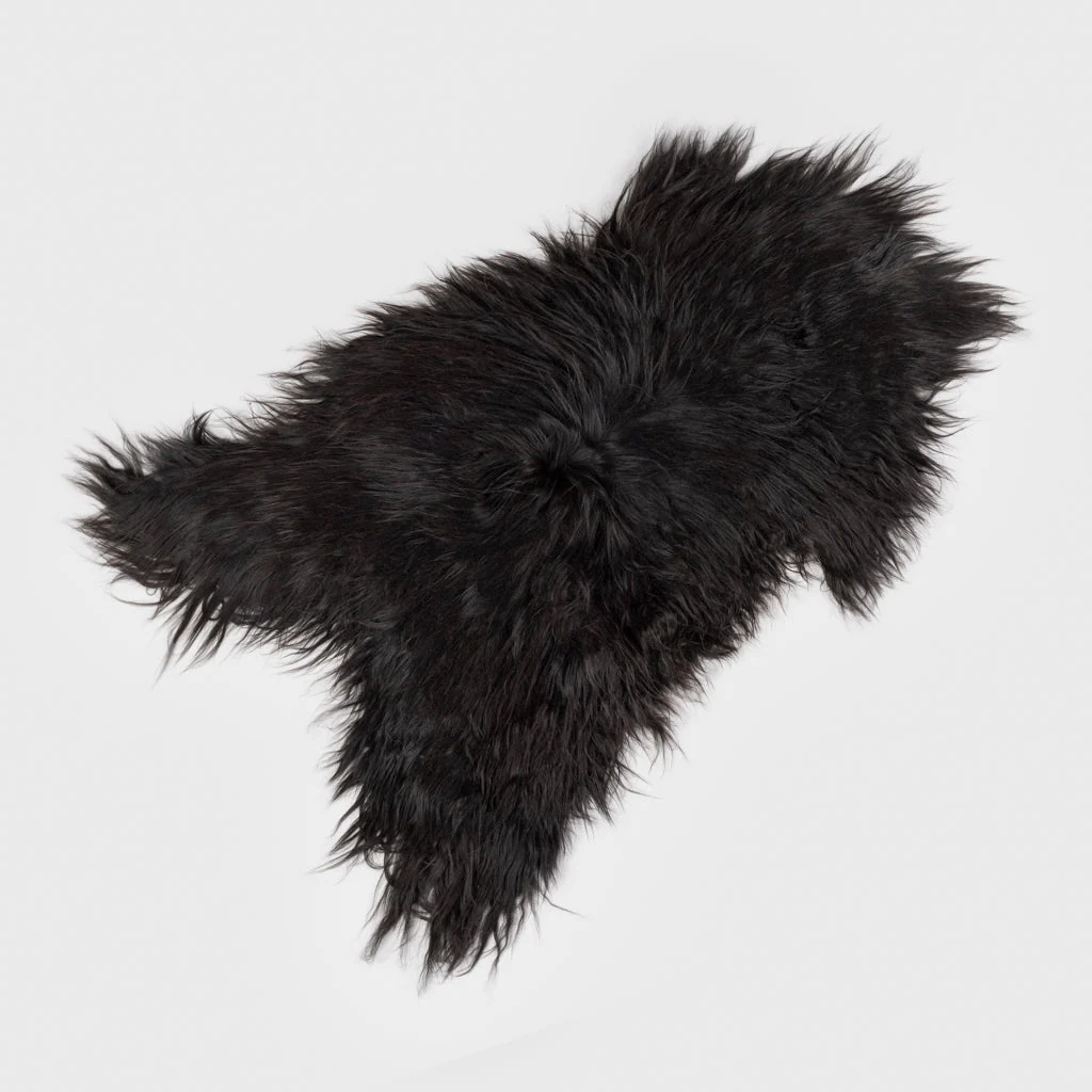 Icelandic Sheepskin, Black - Image 4