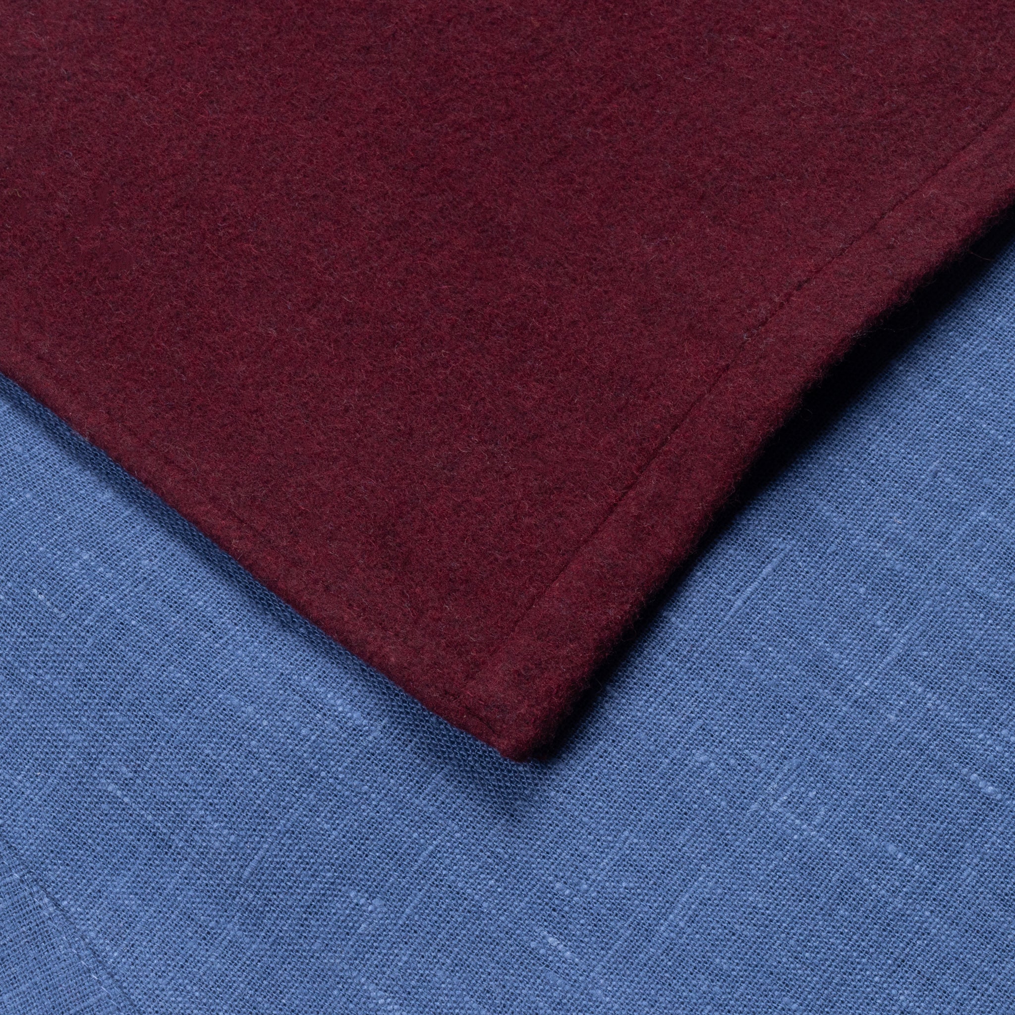 Kids Apron Dress, Blue / Burgundy Apron - Image 5