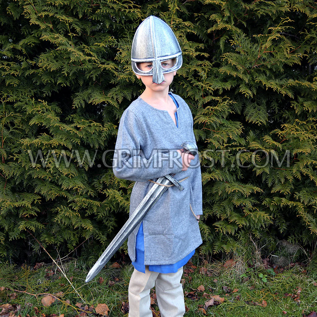Kids Wool Tunic, Grey - Image 4
