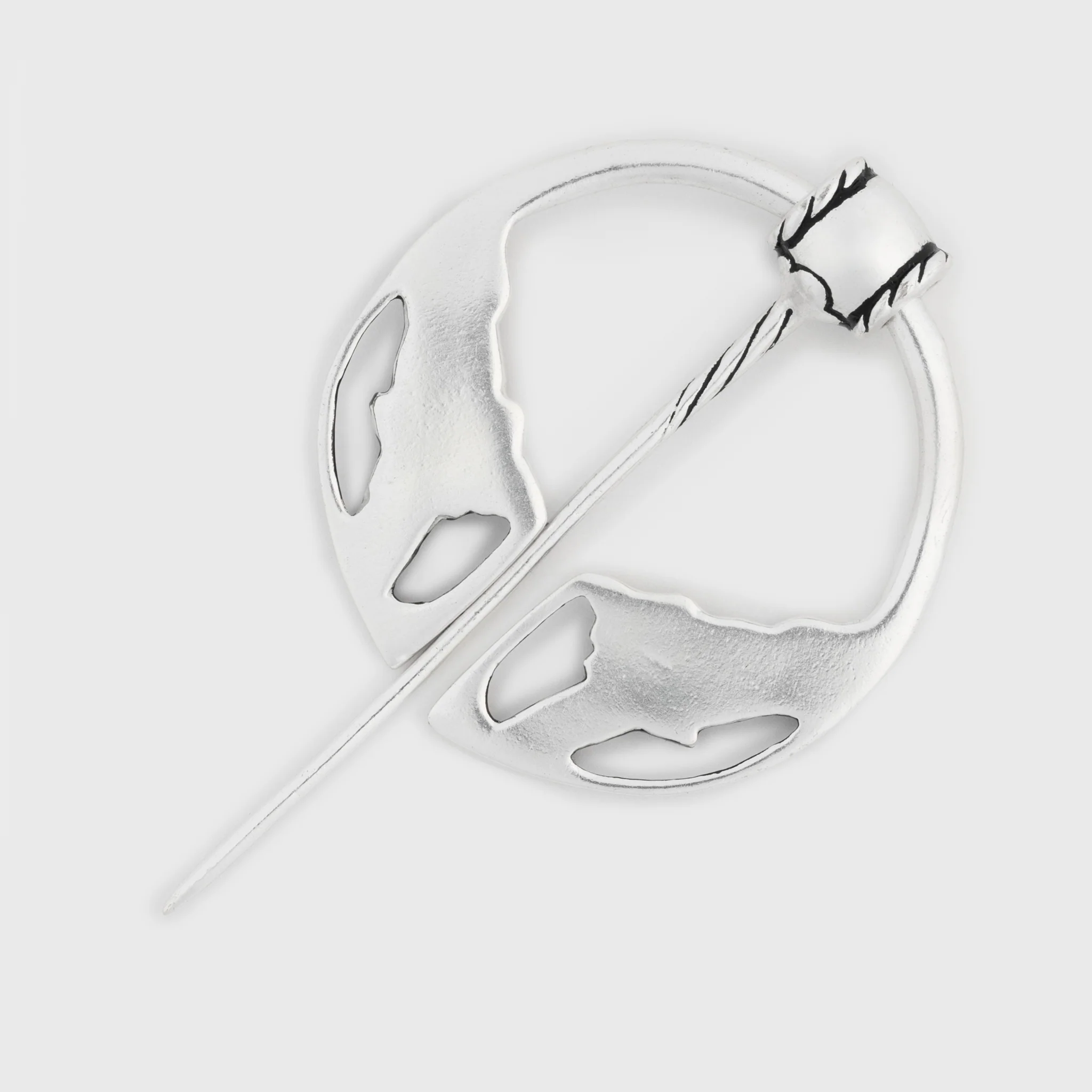 Knotwork Fibula, Silvered - Image 3