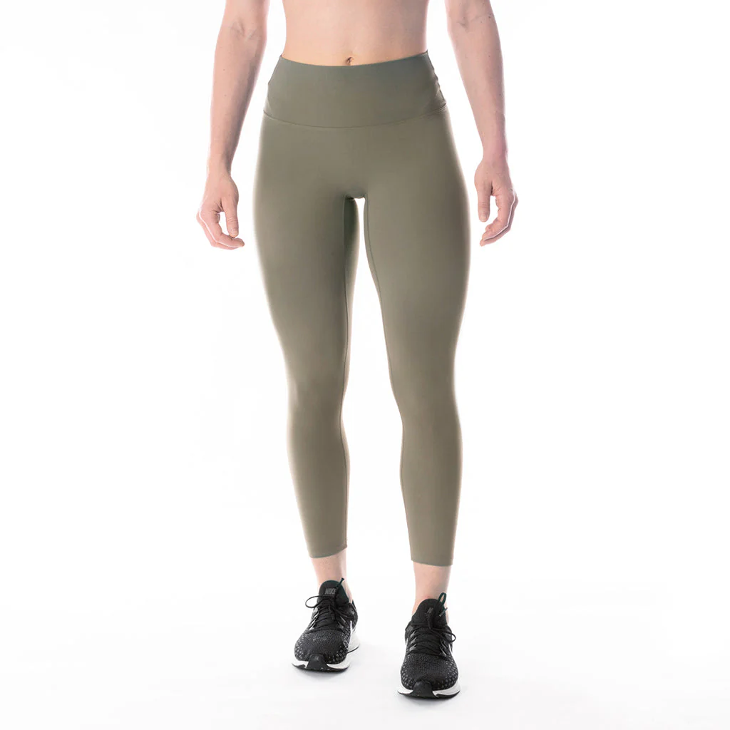 Leggings, Super Soft, Army Green, Size XXS - Image 3