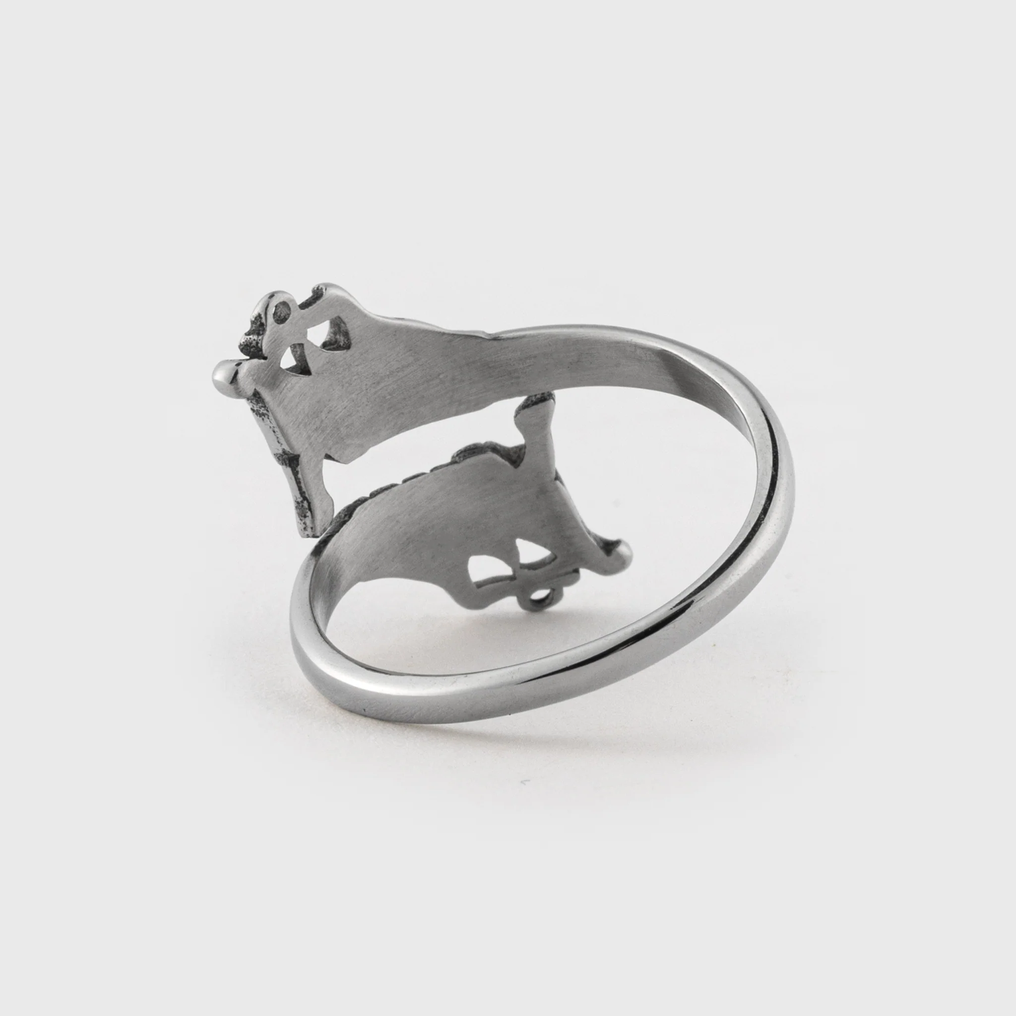 Lindworm Ring, Stainless Steel - Image 3