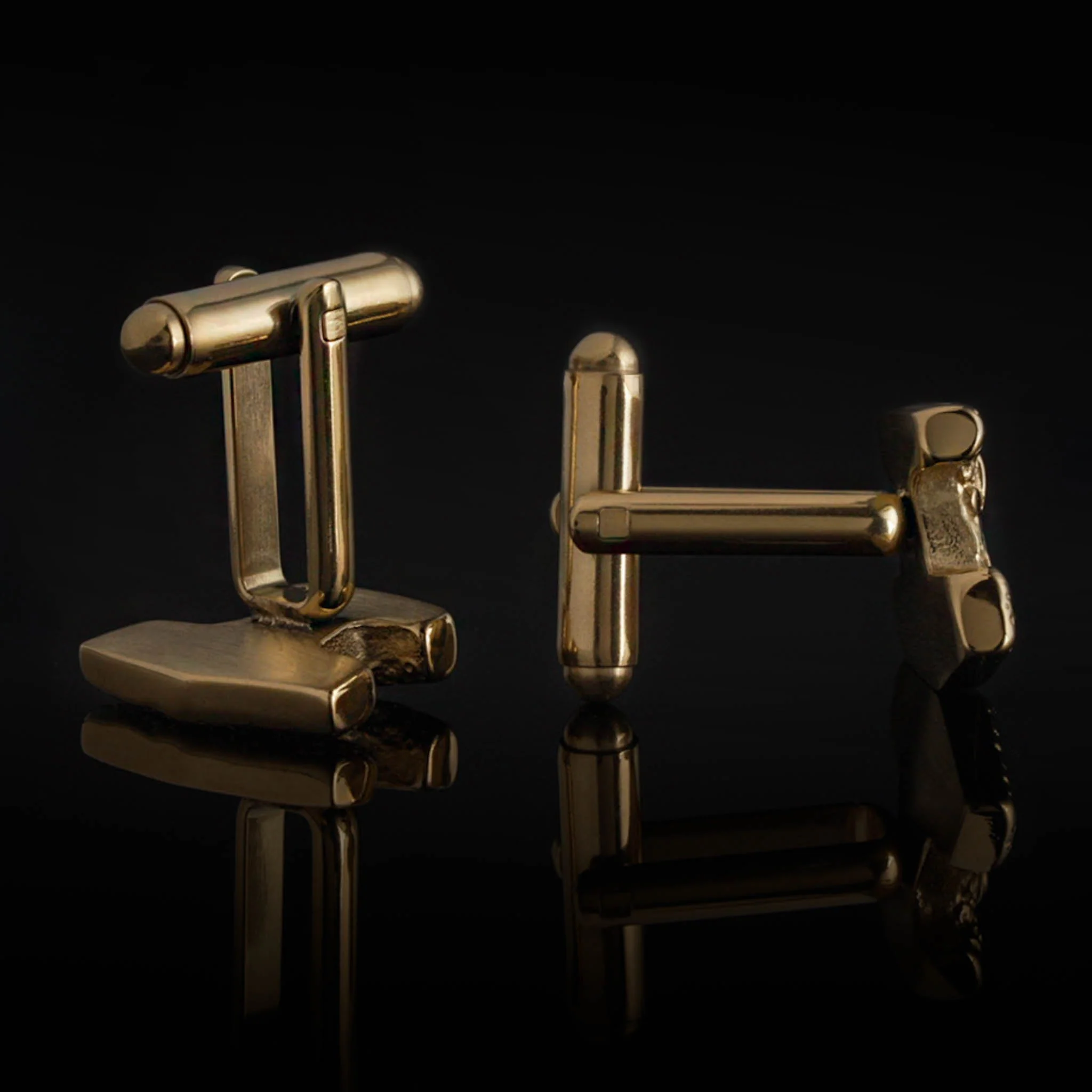 Mjolnir Cufflinks, Gold Plated - Image 4