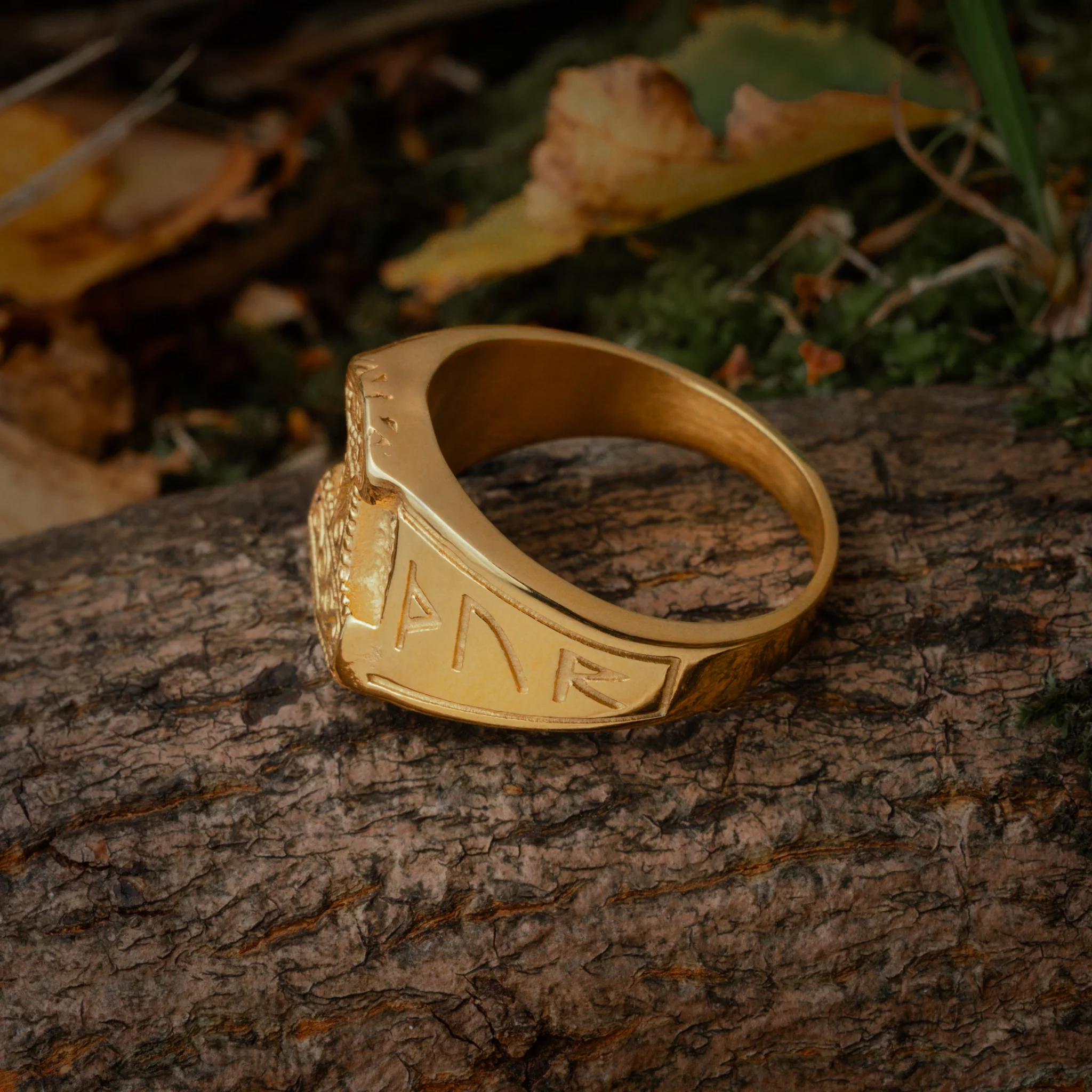 Mjolnir Ring, Gold Plated - Image 3