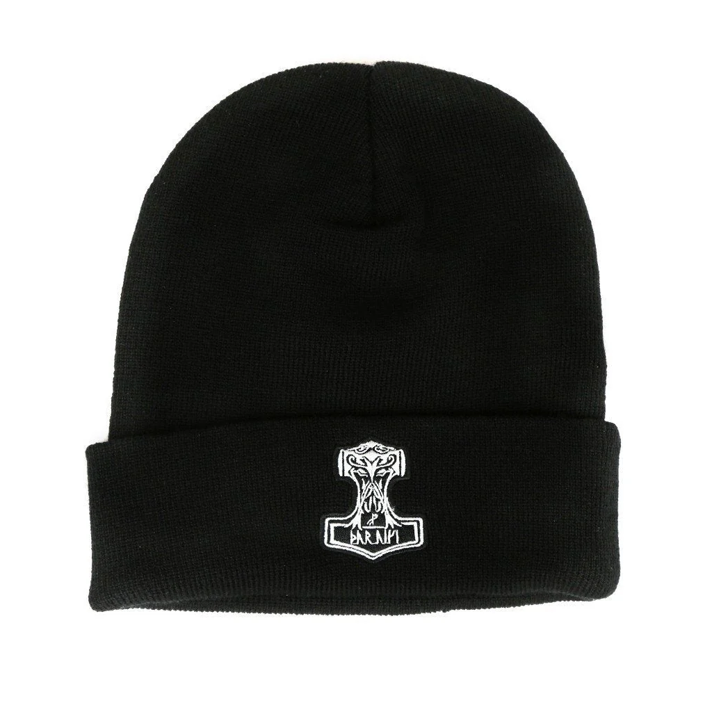 Mjolnir Watch Hat, Black - Image 3