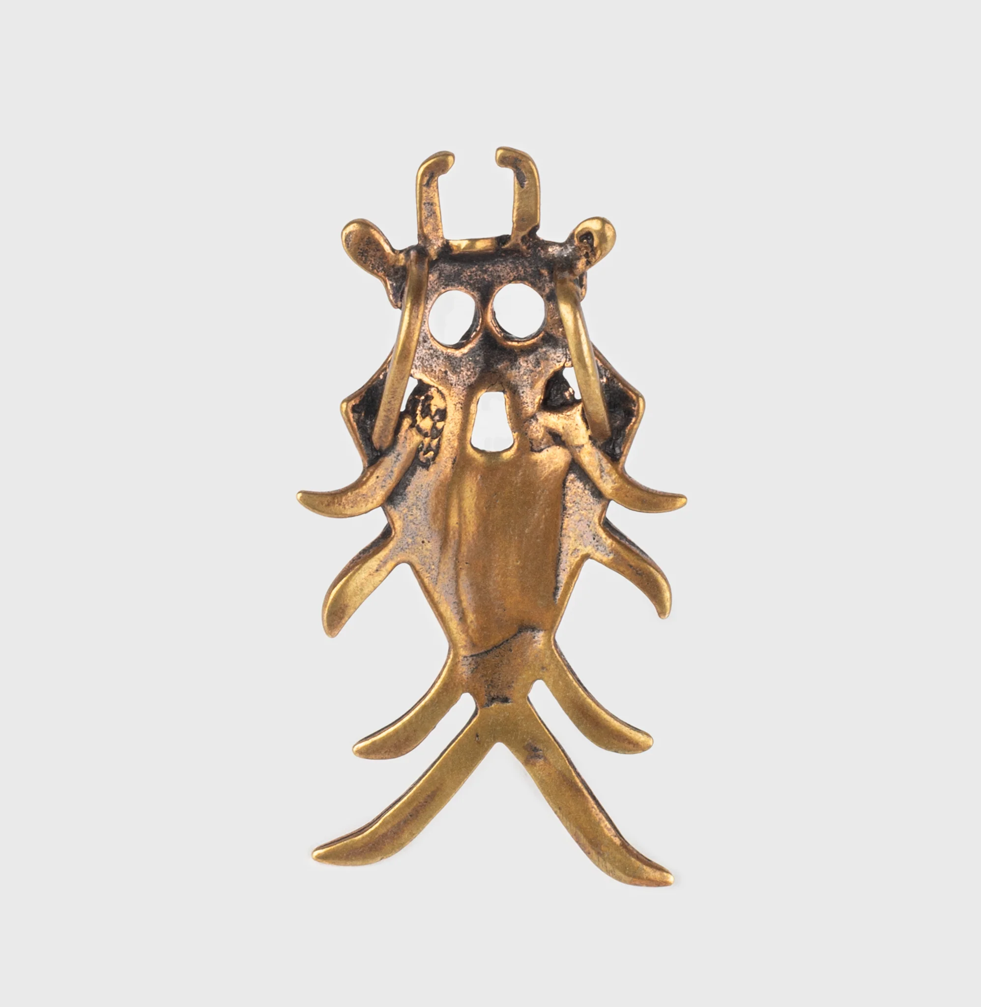 Moesgard Mask Pendant, Bronze - Image 4