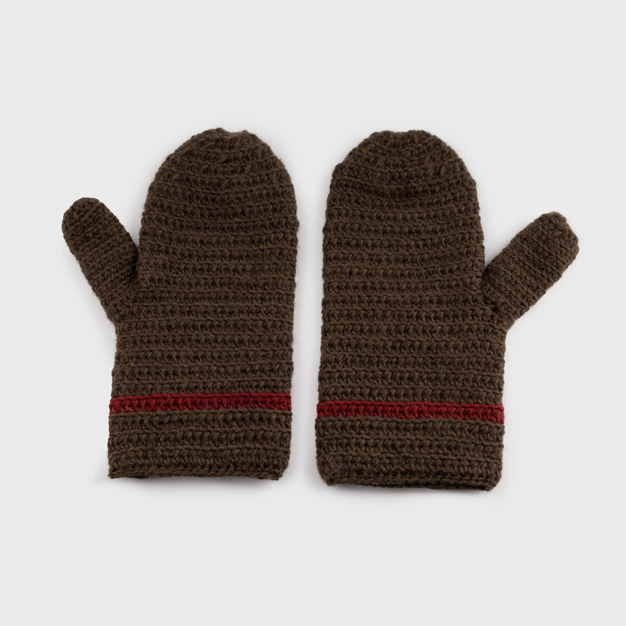 Naalbinding Woolen Mittens - Image 9