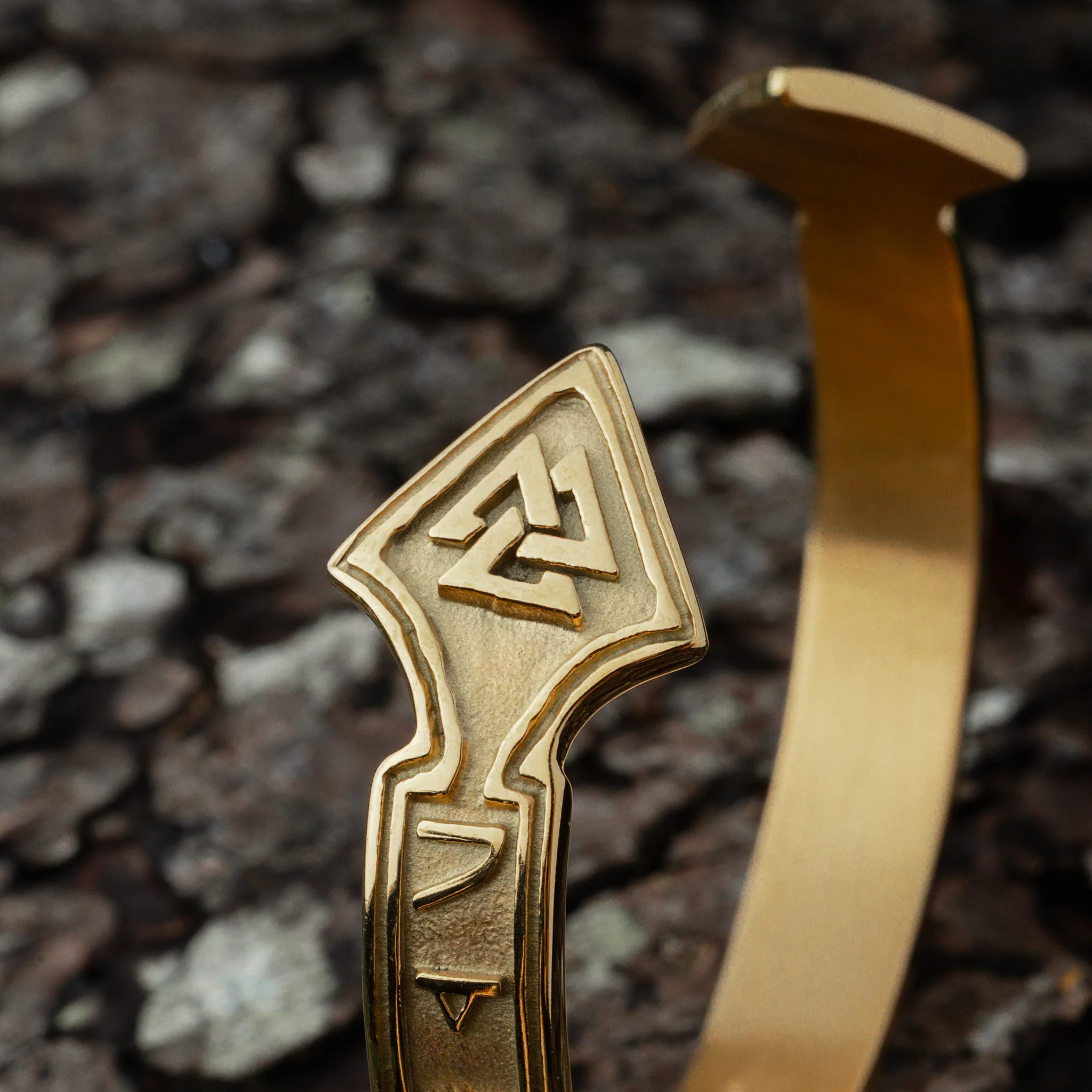 Odin Cuff, Gold Plated - Image 3