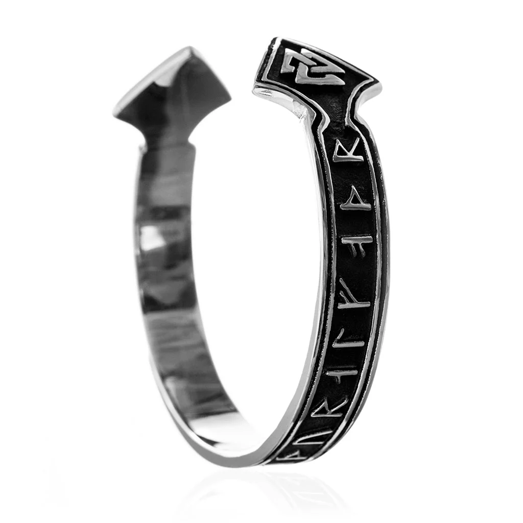 Odin Cuff, Stainless Steel - Image 2